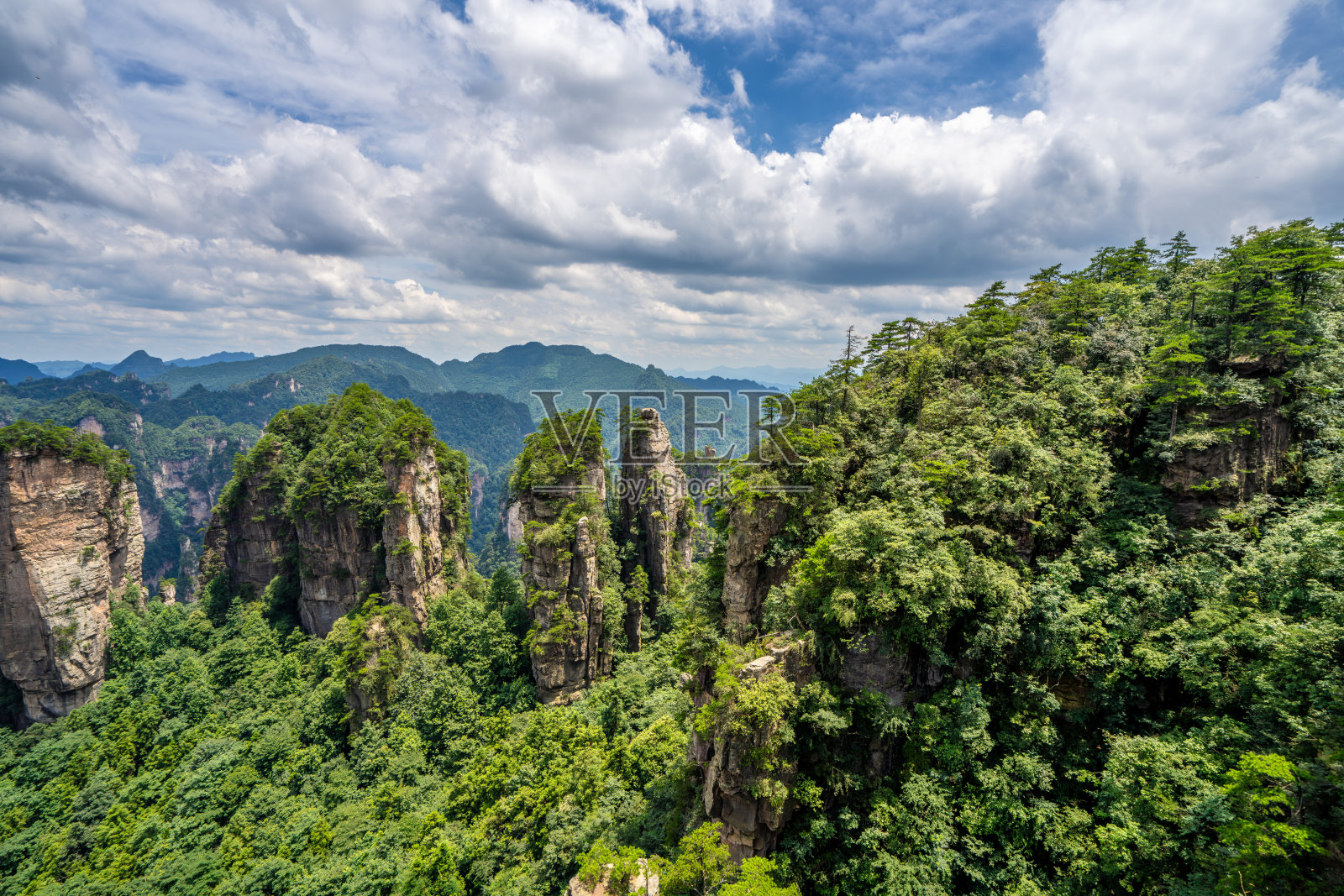中国湖南省张家界风景区照片摄影图片