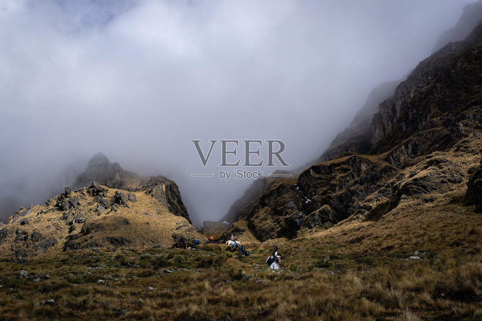 安第斯山谷照片摄影图片