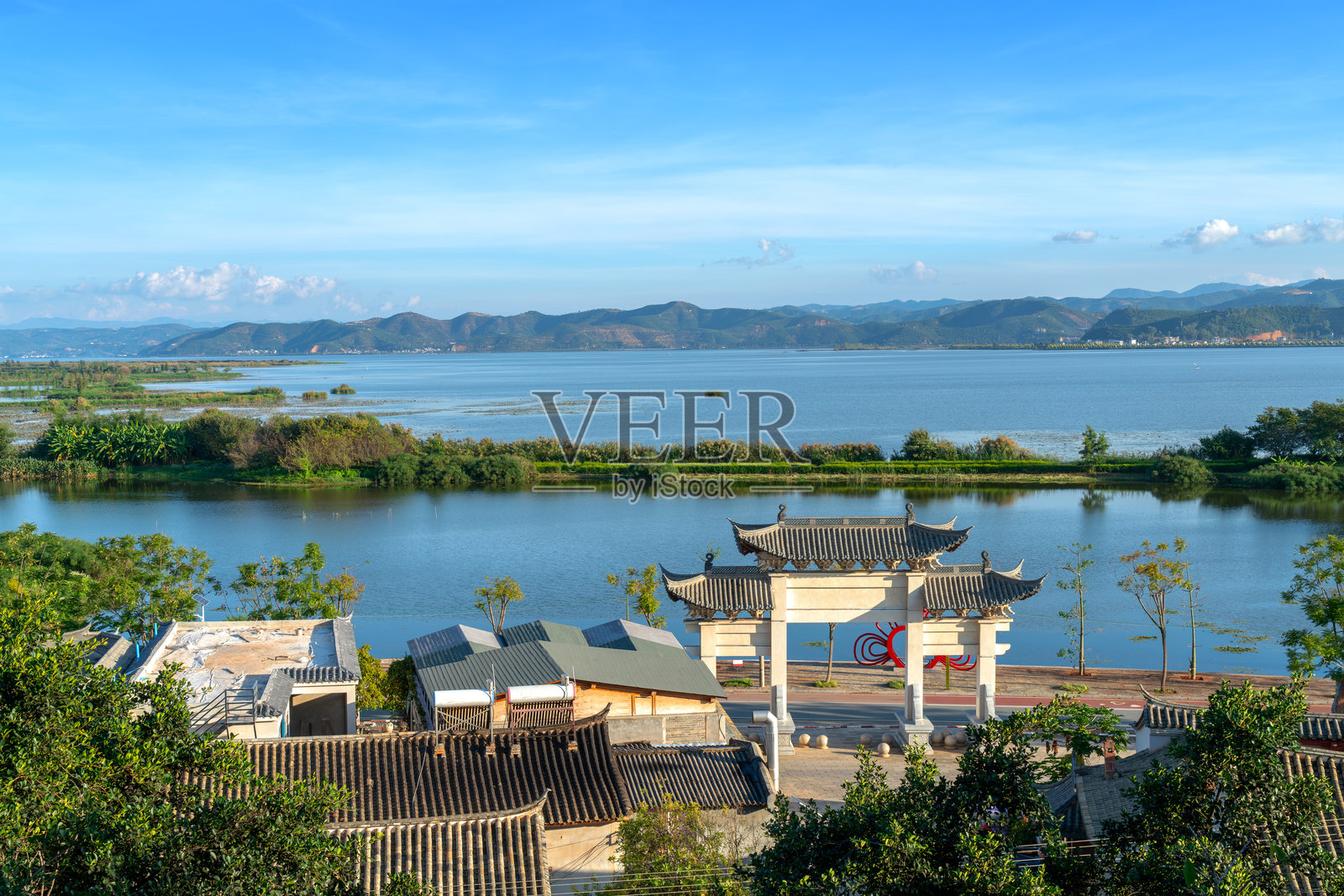 云南宜龙湖风景照片摄影图片