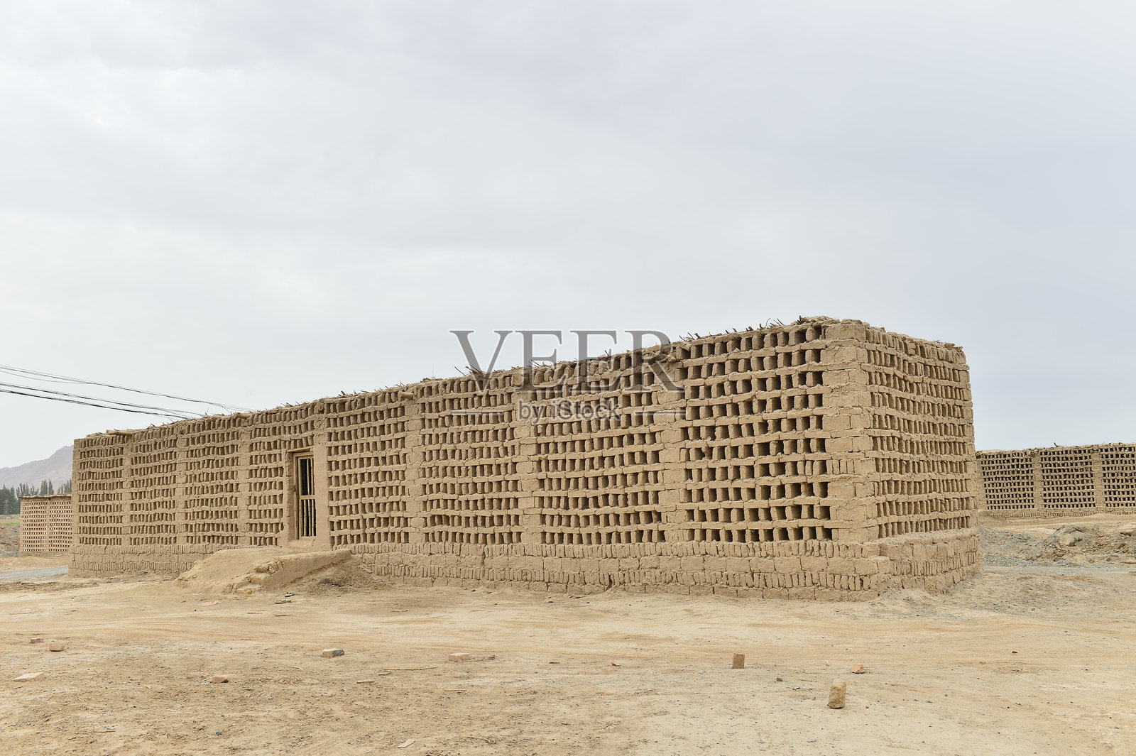 吐鲁番的干燥室照片摄影图片