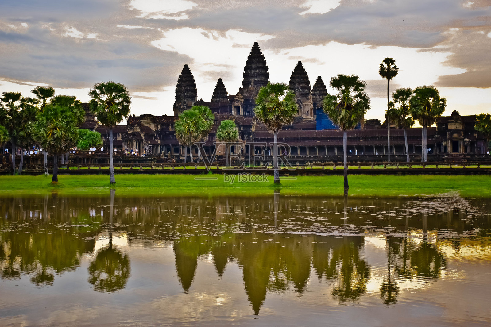 柬埔寨寺庙照片摄影图片