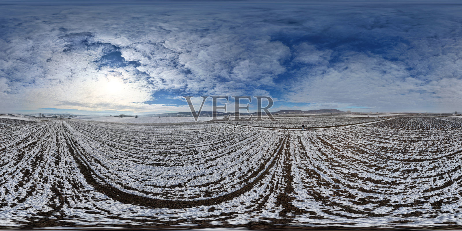 小型企业可持续农业，冬季田野照片摄影图片