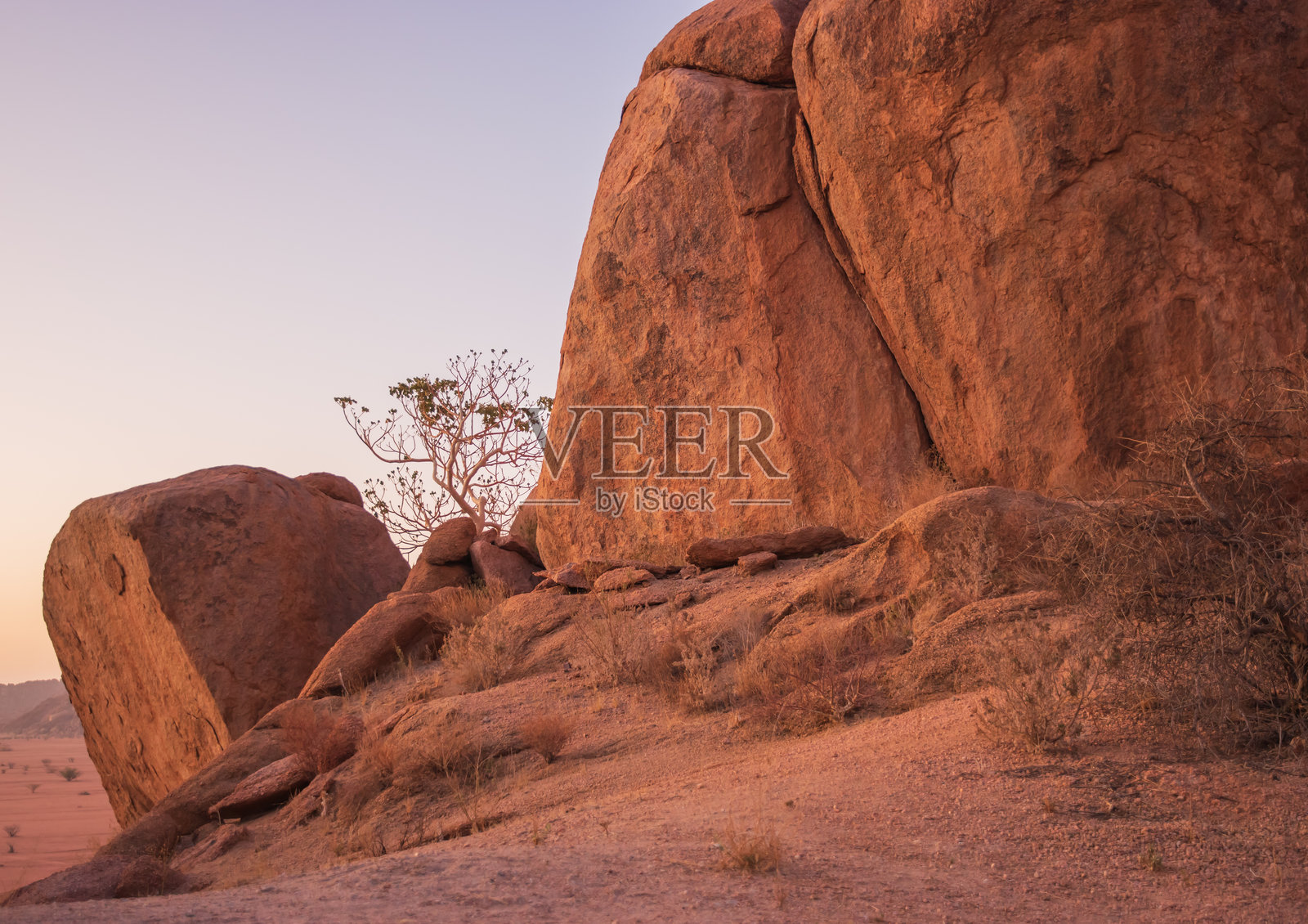 纳米比亚的石头 - 沙漠的地质特征照片摄影图片