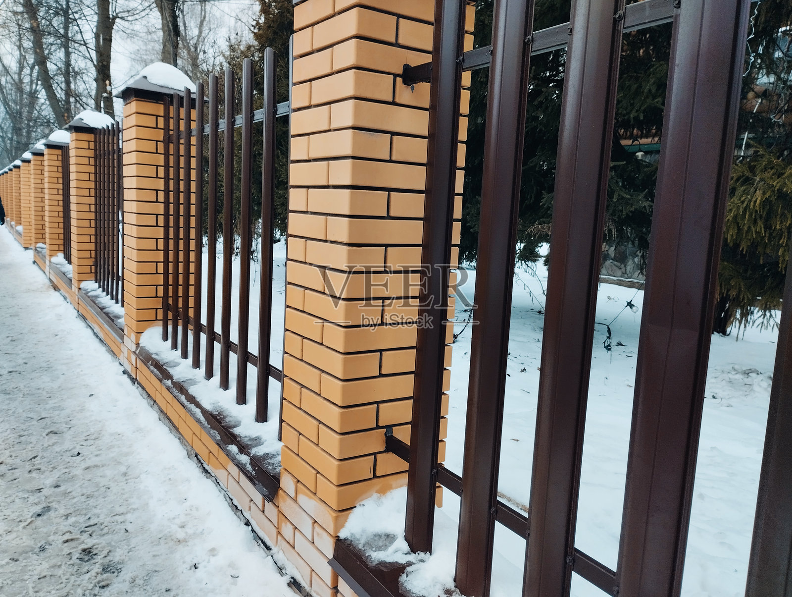 建造围栏照片摄影图片