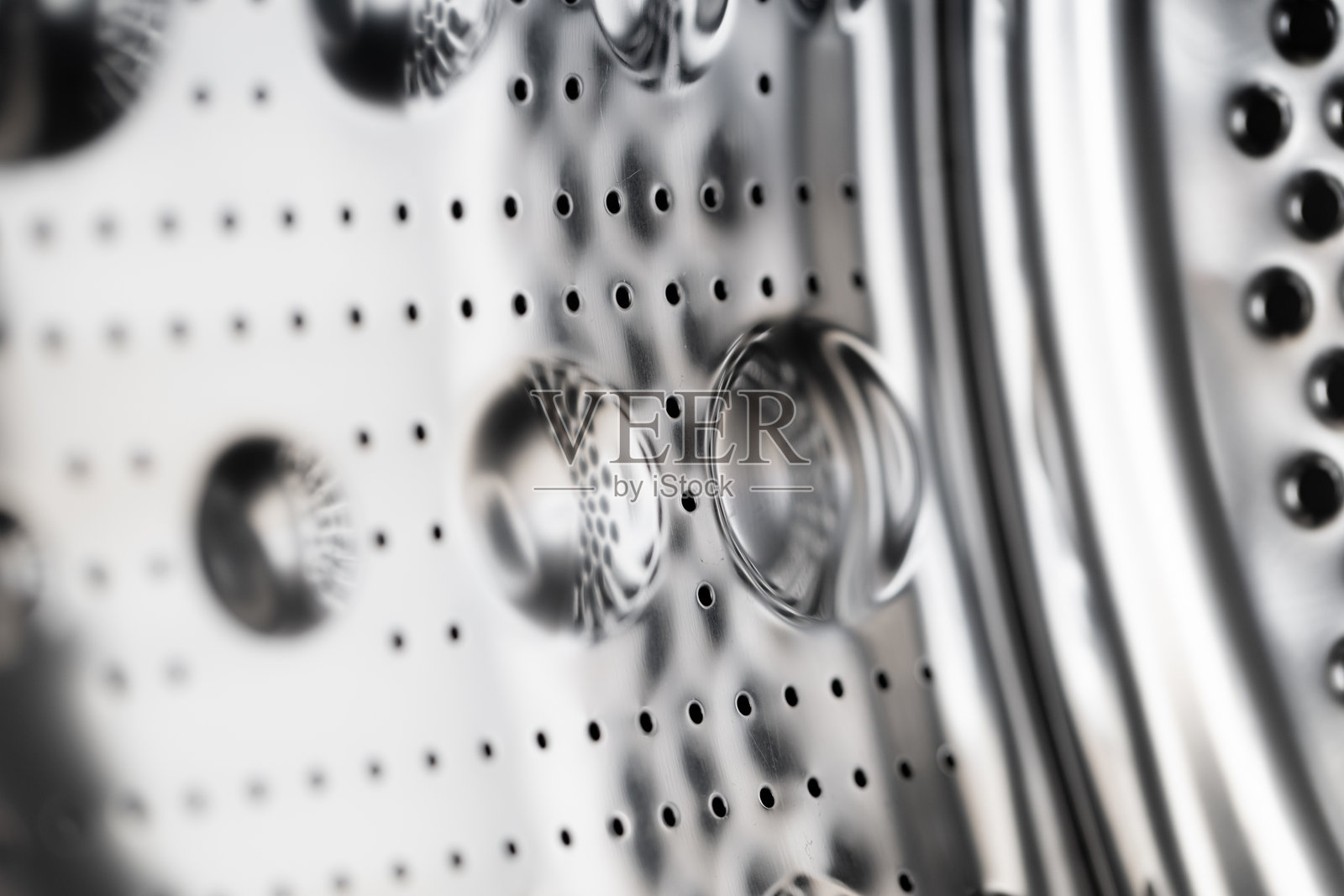 洗衣机 drum 内部照片摄影图片