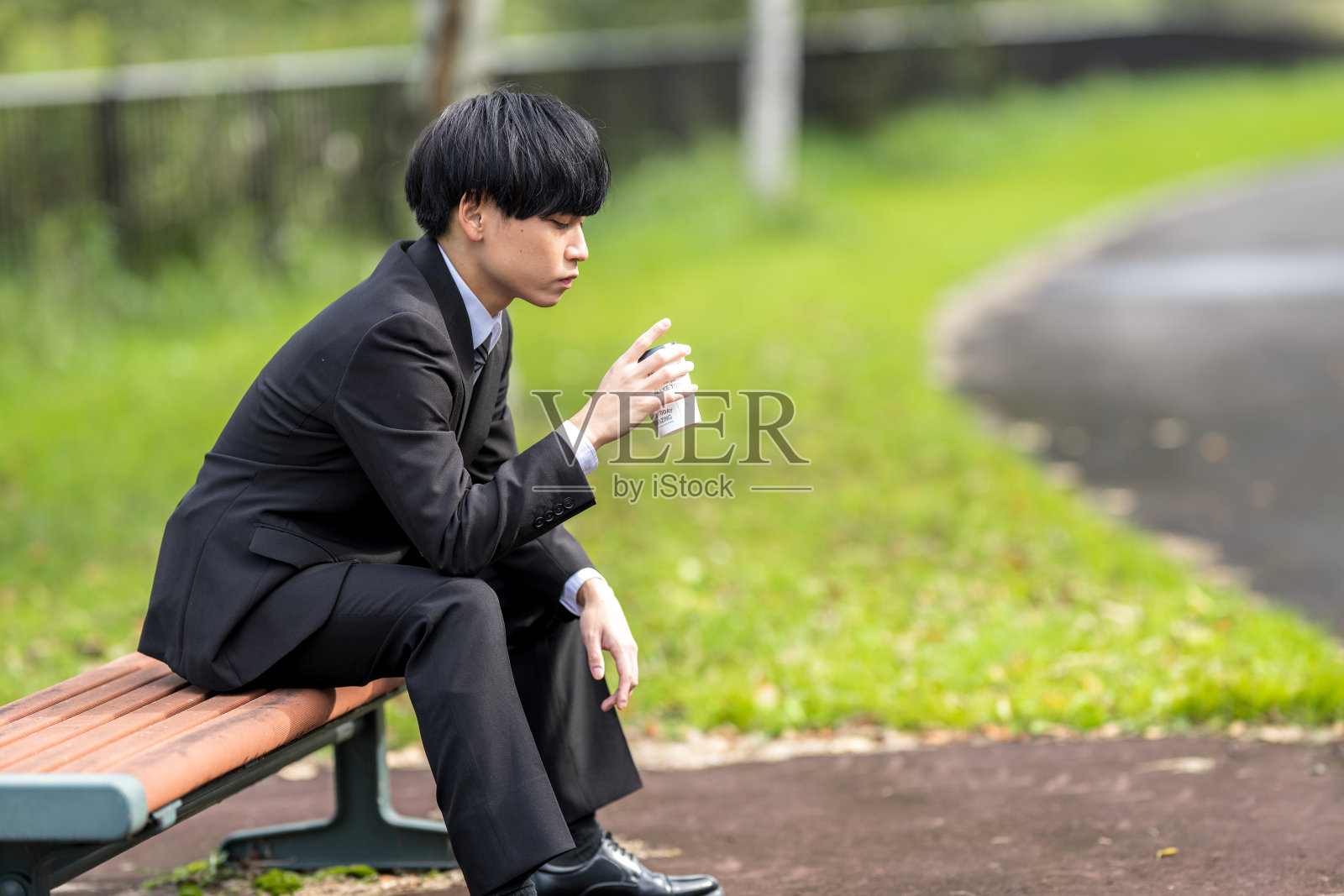 商人和咖啡照片摄影图片