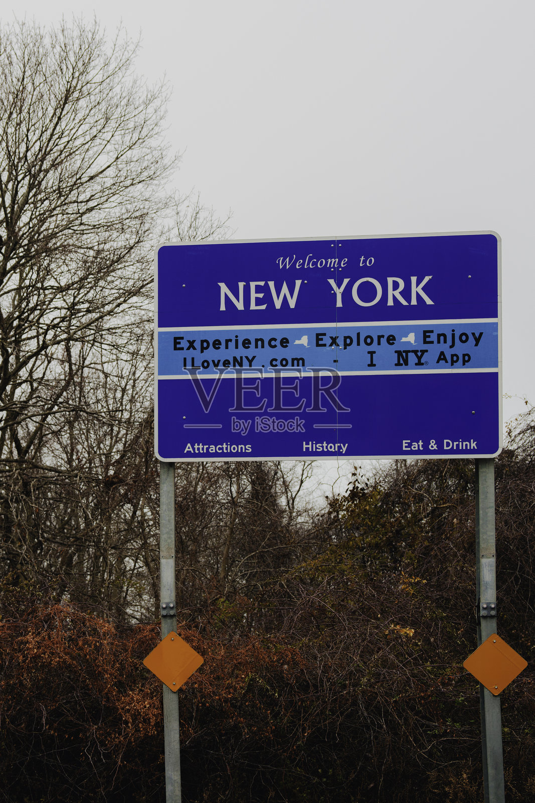 欢迎来到纽约的路标照片摄影图片