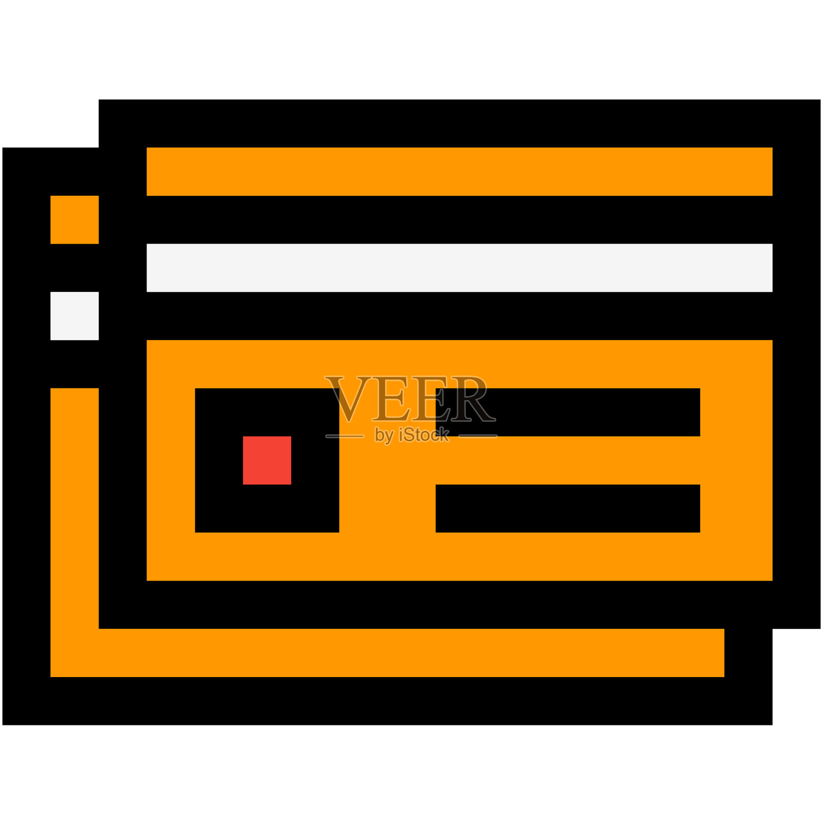 ATM卡片矢量图标设计插图插画图片素材