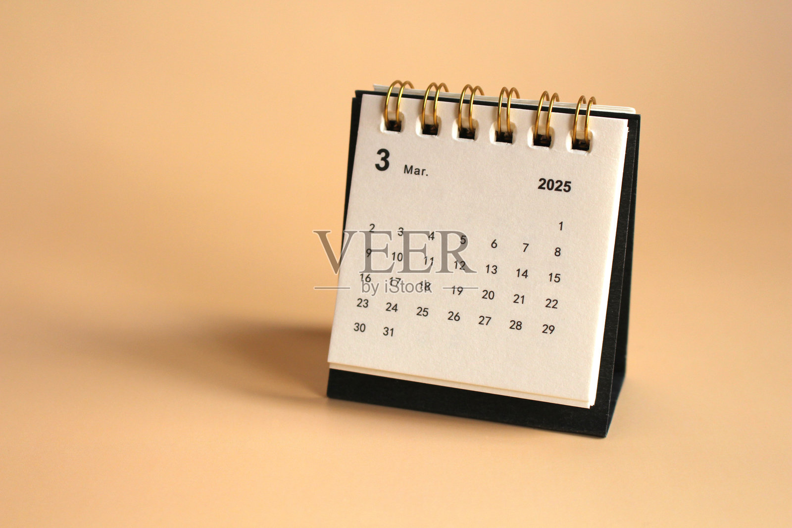 2025年新年桌面日历照片摄影图片