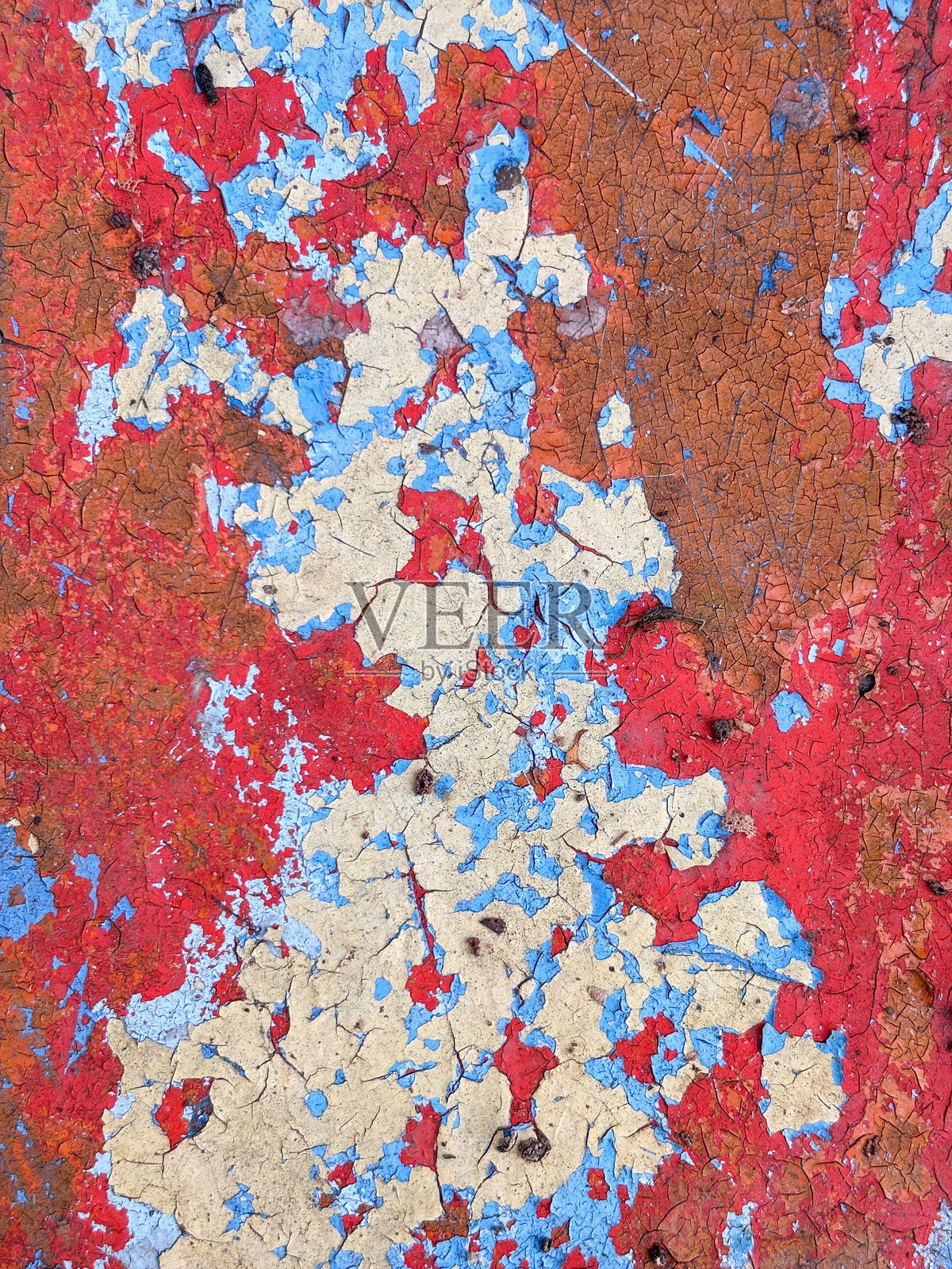 一面油漆剥落严重的墙壁照片摄影图片