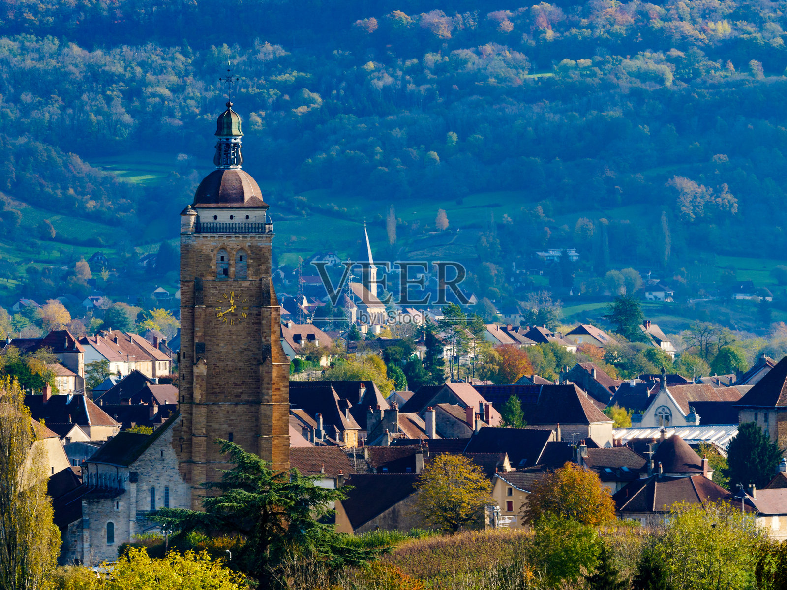 法国阿尔博瓦镇照片摄影图片