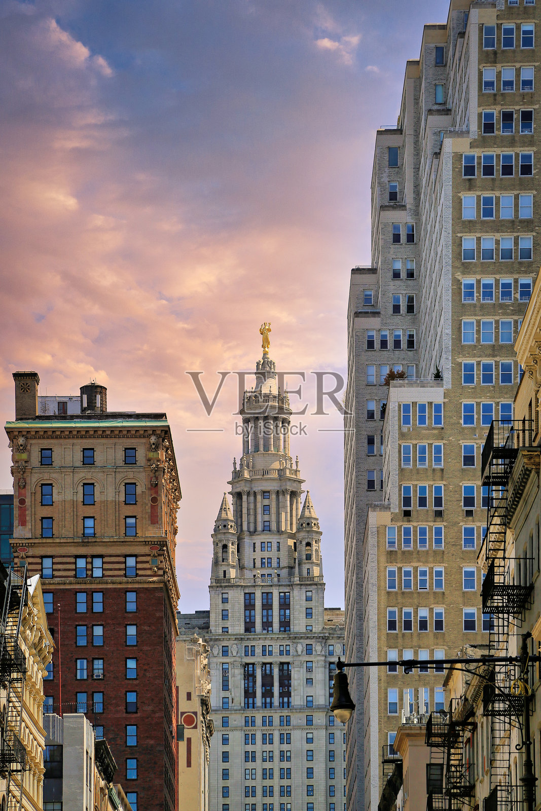 大卫·N·丁肯斯曼哈顿市政大楼 - 曼哈顿照片摄影图片