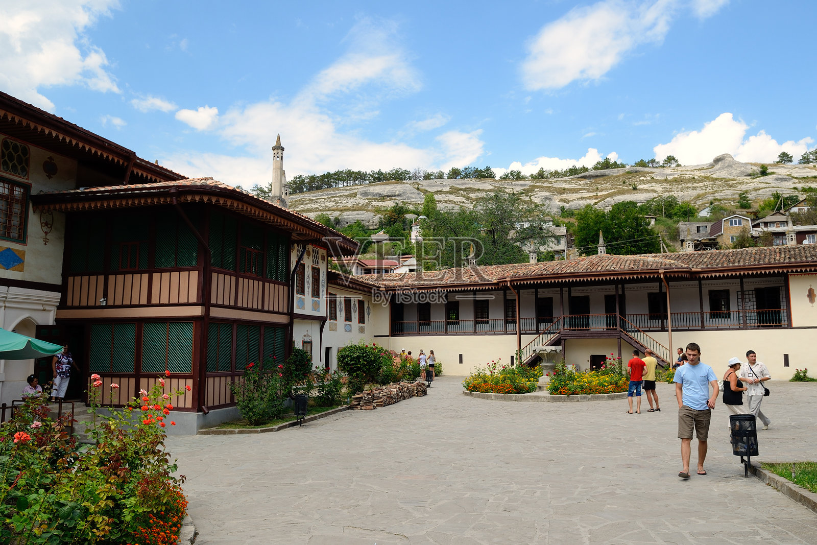 巴赫奇萨赖的汗宫照片摄影图片