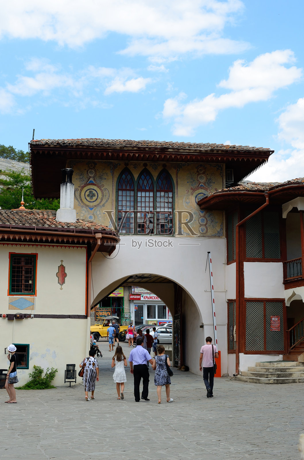 巴赫奇萨赖的汗宫照片摄影图片