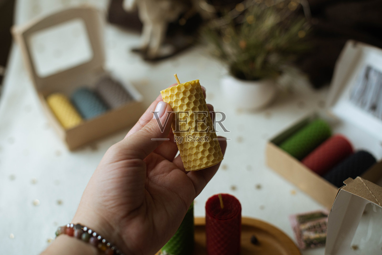 蜡烛套装照片摄影图片