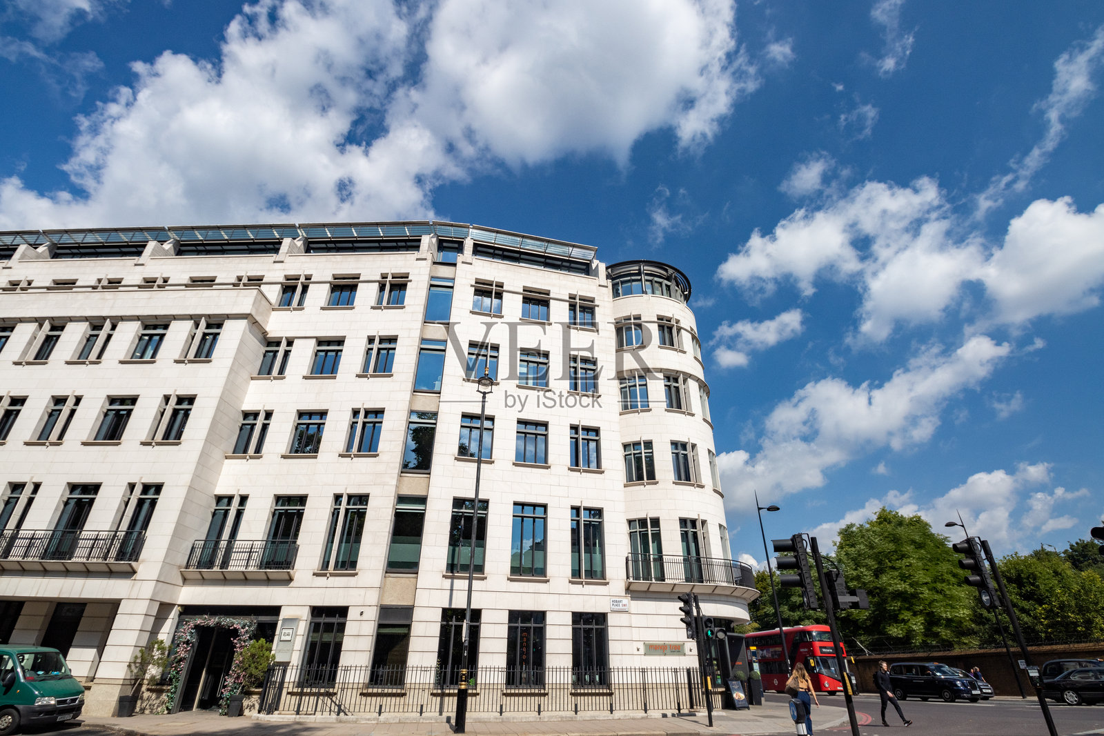 伦敦威斯敏斯特市的霍巴特广场照片摄影图片