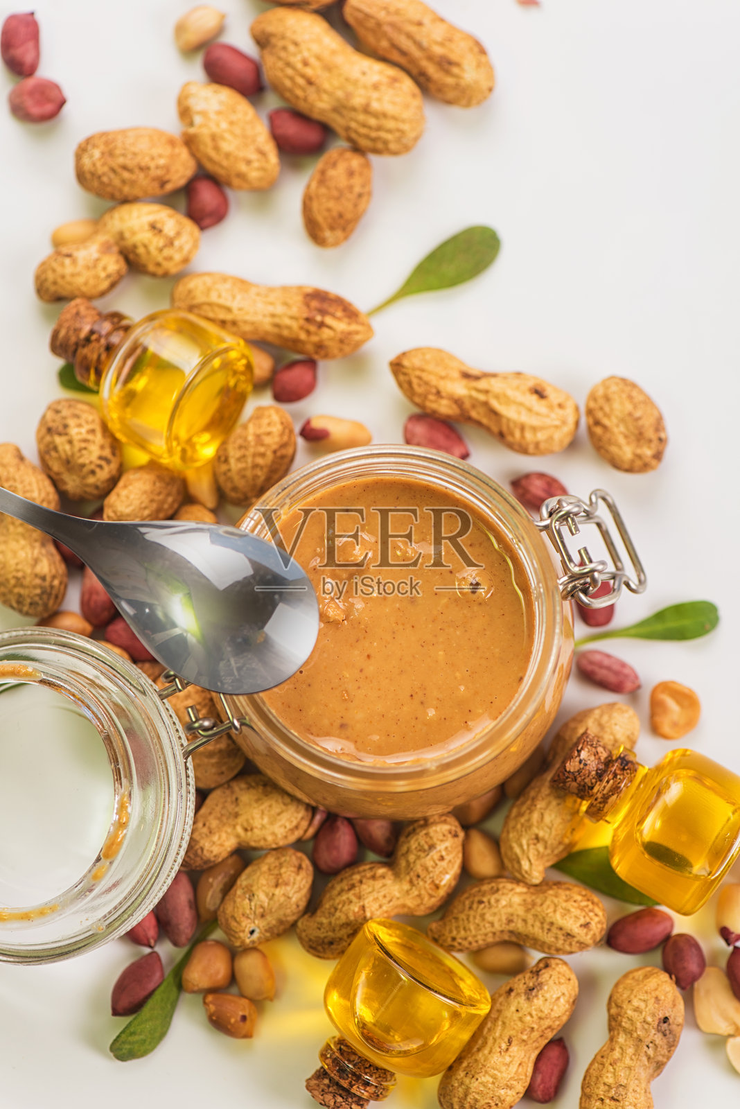 天然花生酱照片摄影图片