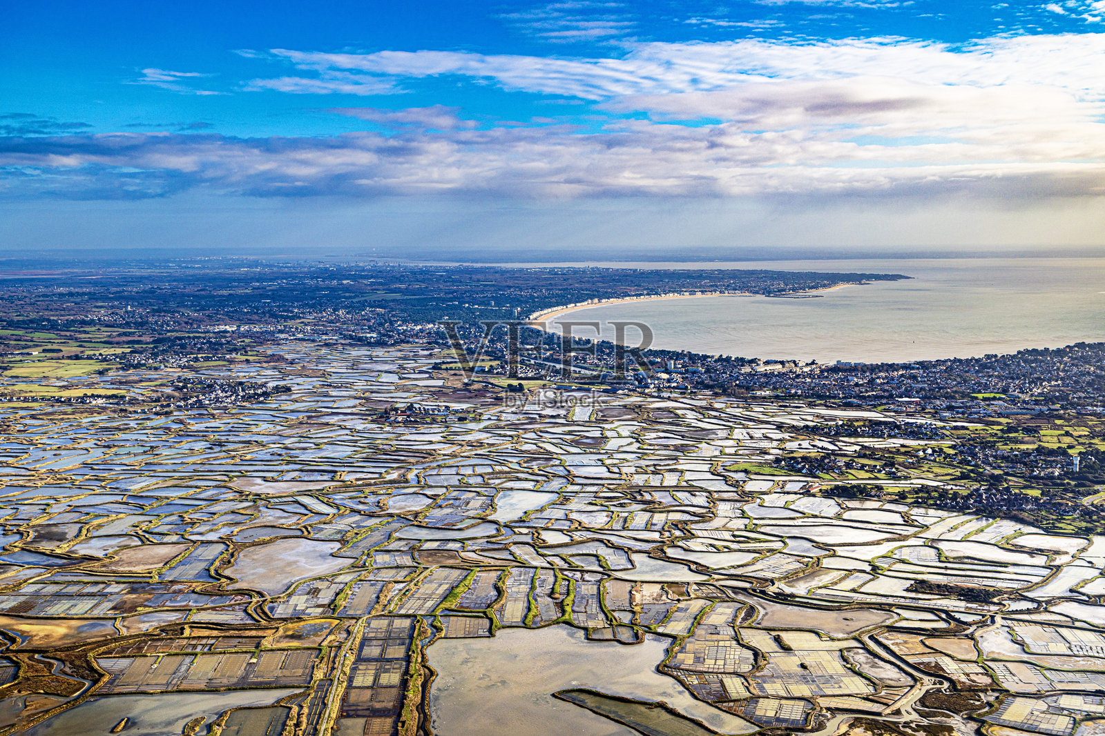 卢瓦尔河入海口和大堡沼泽，位于大西洋海岸照片摄影图片