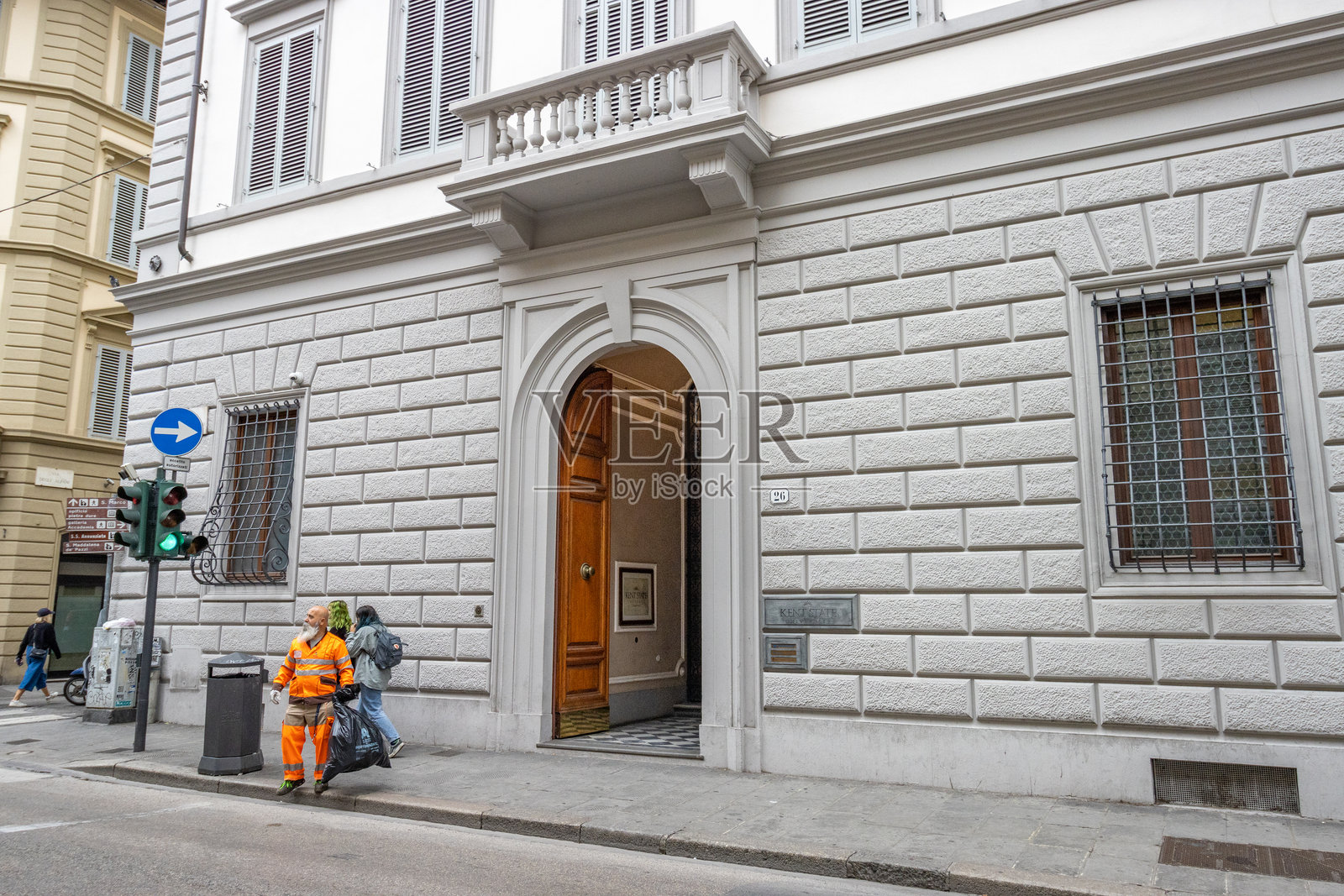 意大利托斯卡纳佛罗伦萨的卡米洛·卡沃尔街照片摄影图片