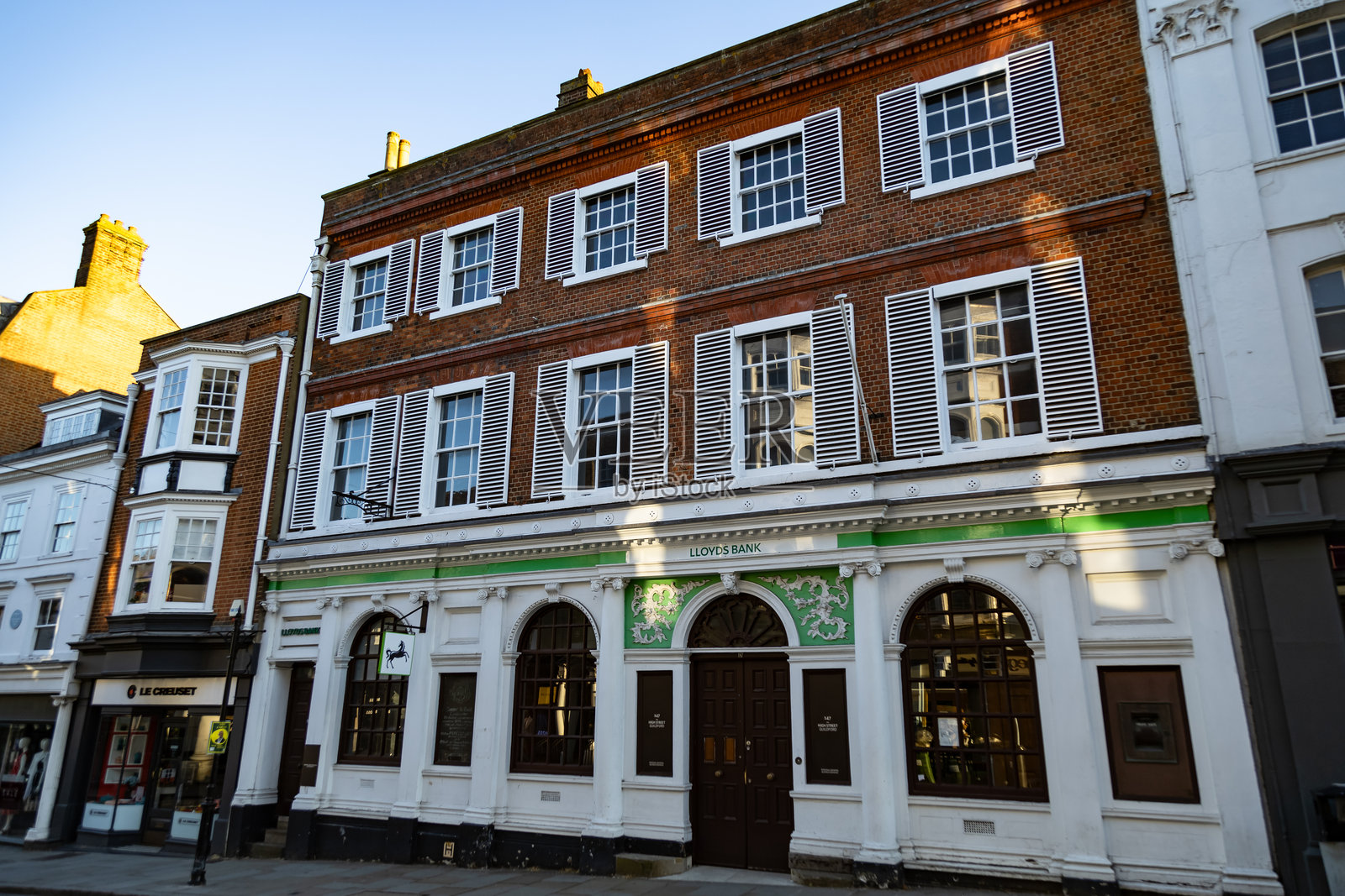 英格兰萨里州吉尔福德高街照片摄影图片