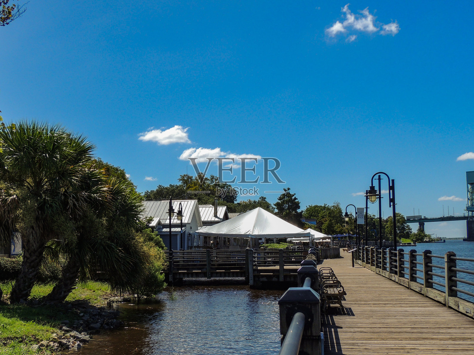 北卡罗来纳州的威尔明顿和福特费舍尔照片摄影图片