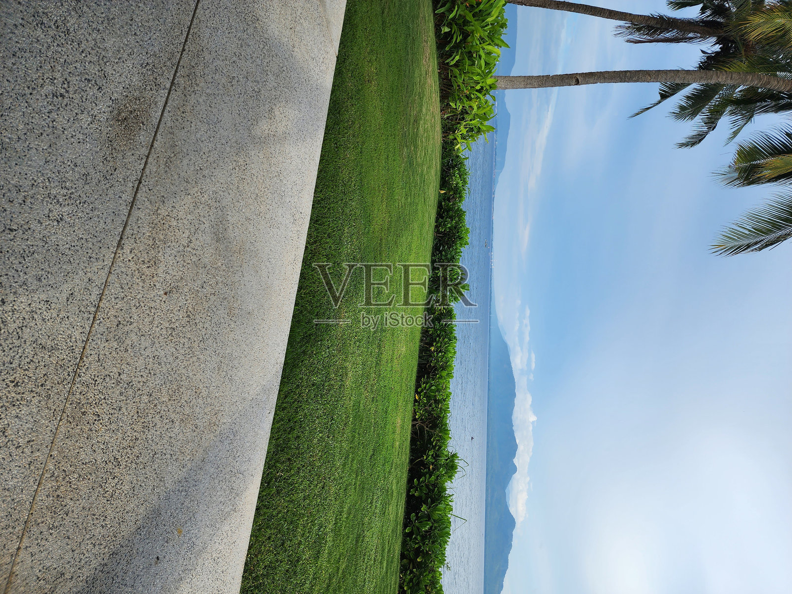 巴厘海峡的景观照片摄影图片