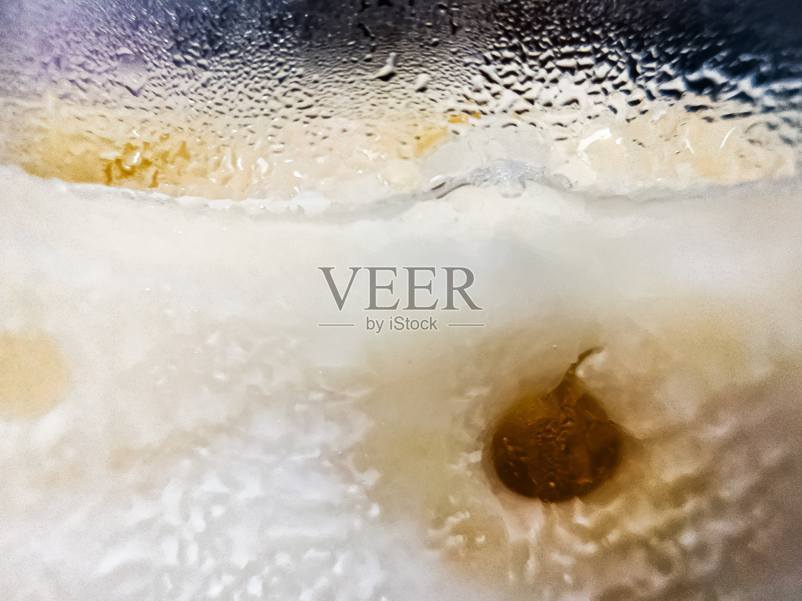 气泡图案抽象背景艺术设计。模糊背景。照片摄影图片