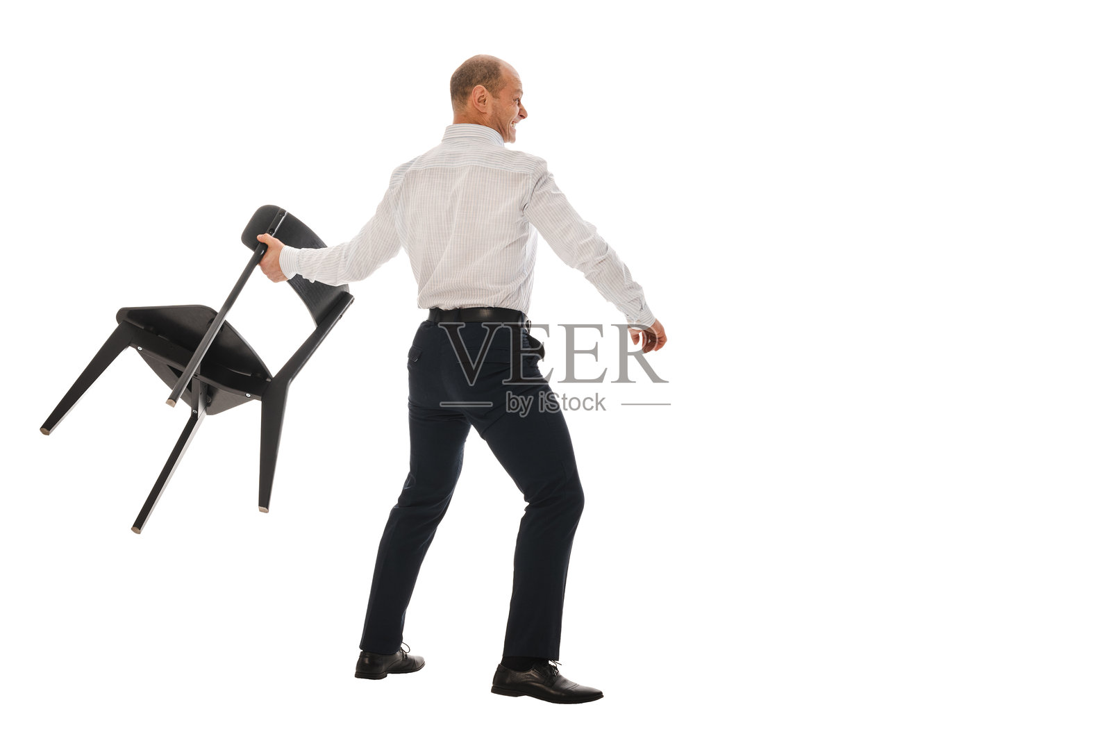 扔椅子照片摄影图片