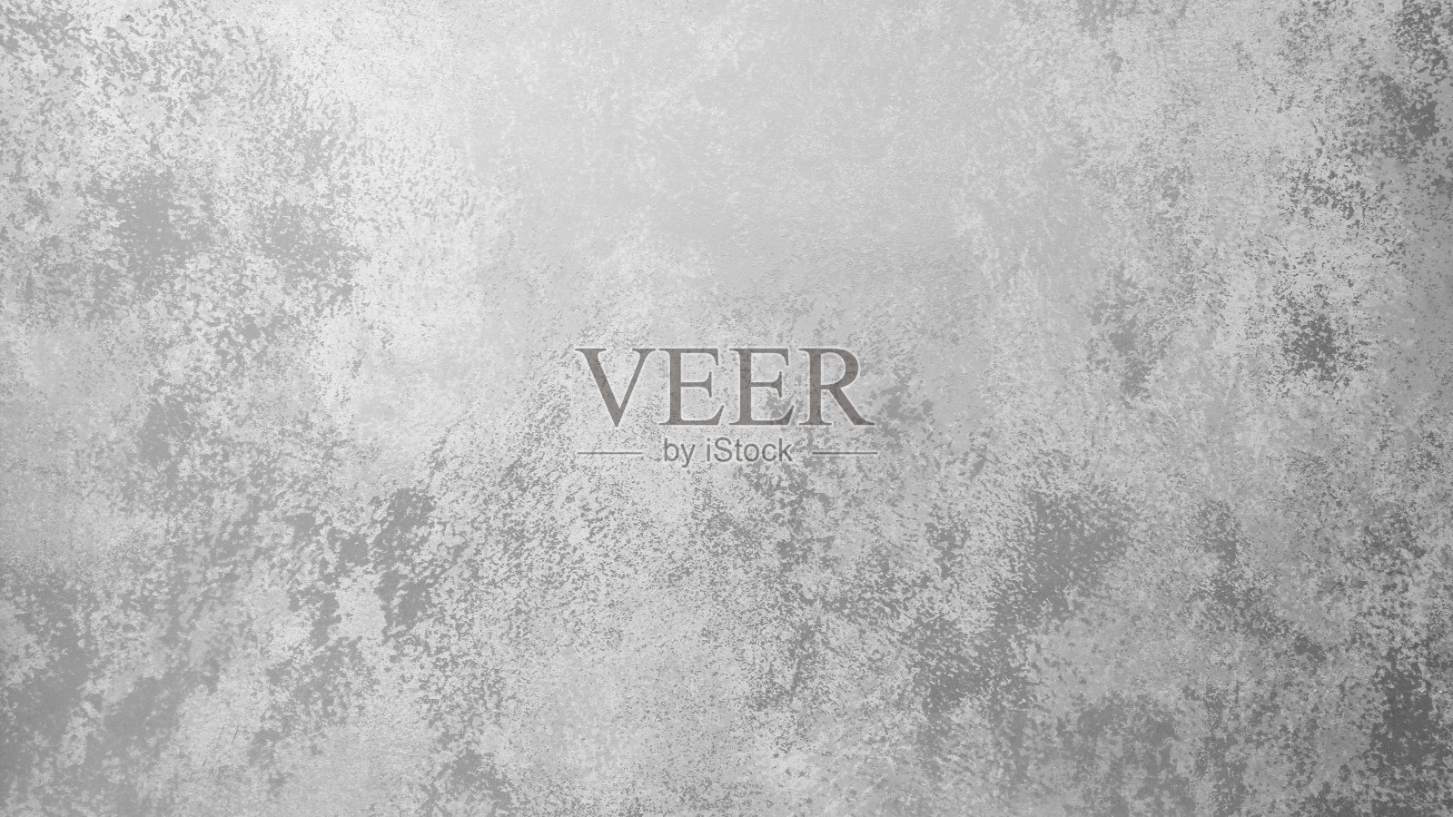 一面有很多裂缝和孔洞的灰色墙壁。这面墙是混凝土制成的，表面粗糙。照片摄影图片