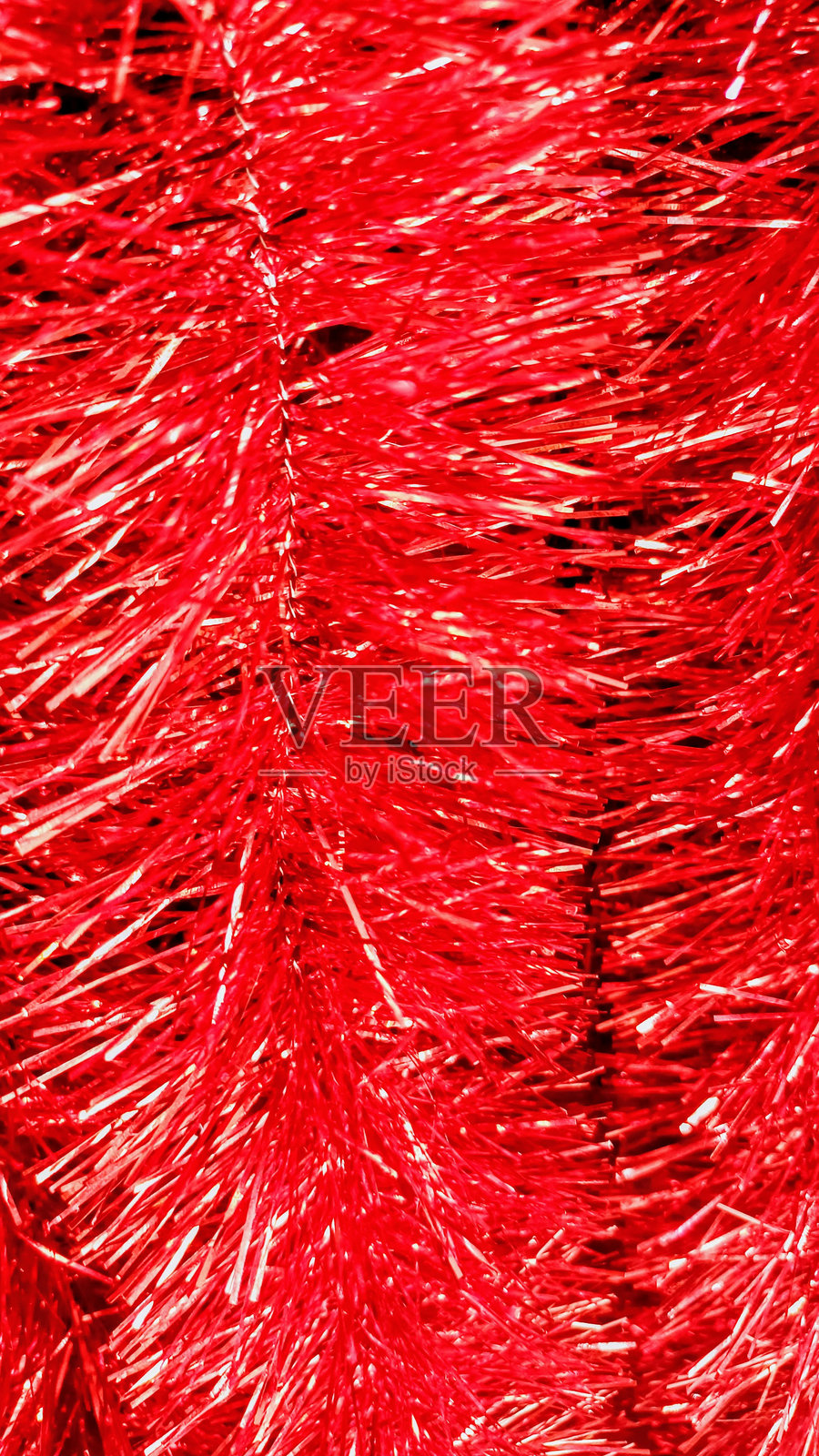 明亮多彩的圣诞树装饰。背景，文本空间。照片摄影图片