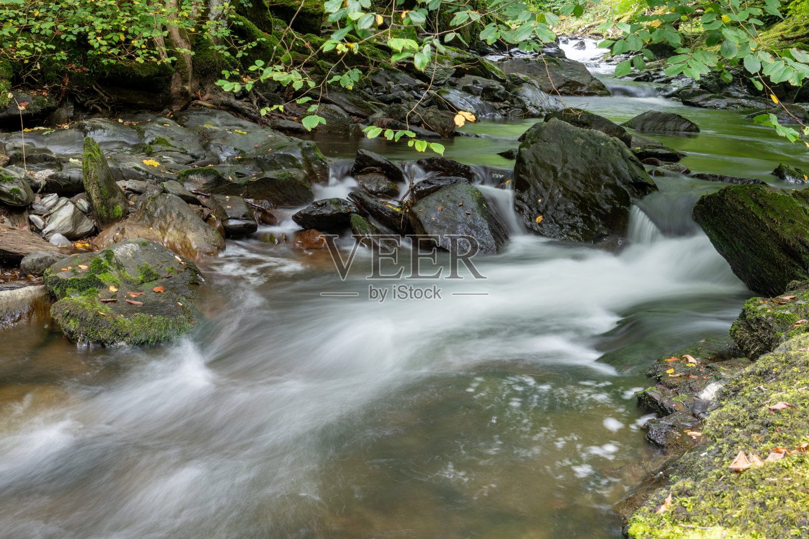 埃克斯穆尔国家公园的水汇照片摄影图片