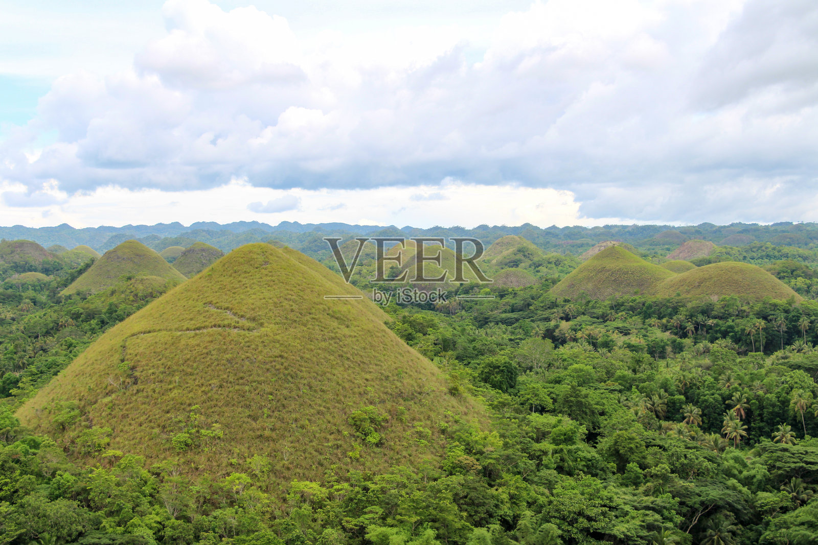 博霍尔巧克力山照片摄影图片