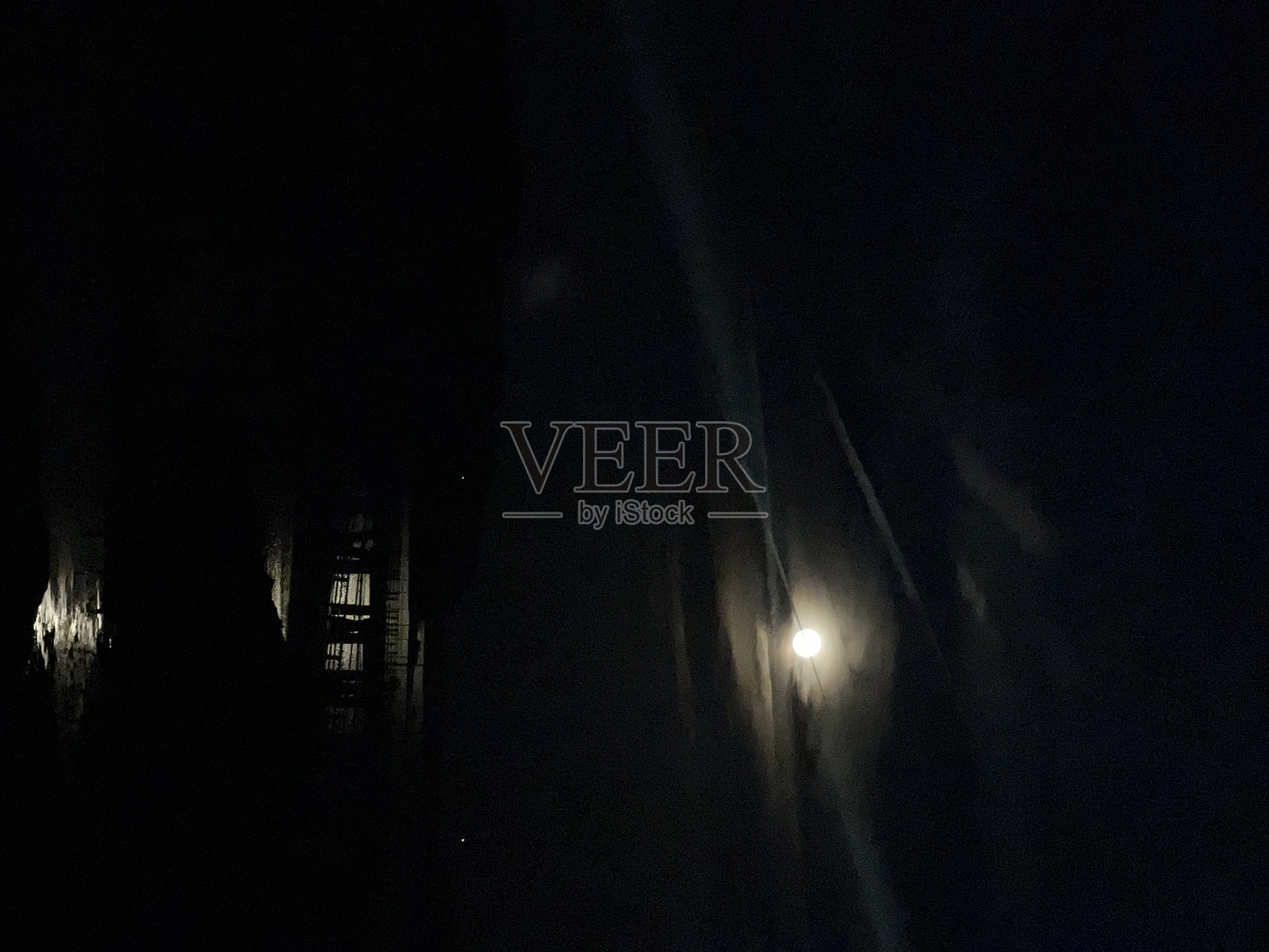 BH 满月照片摄影图片