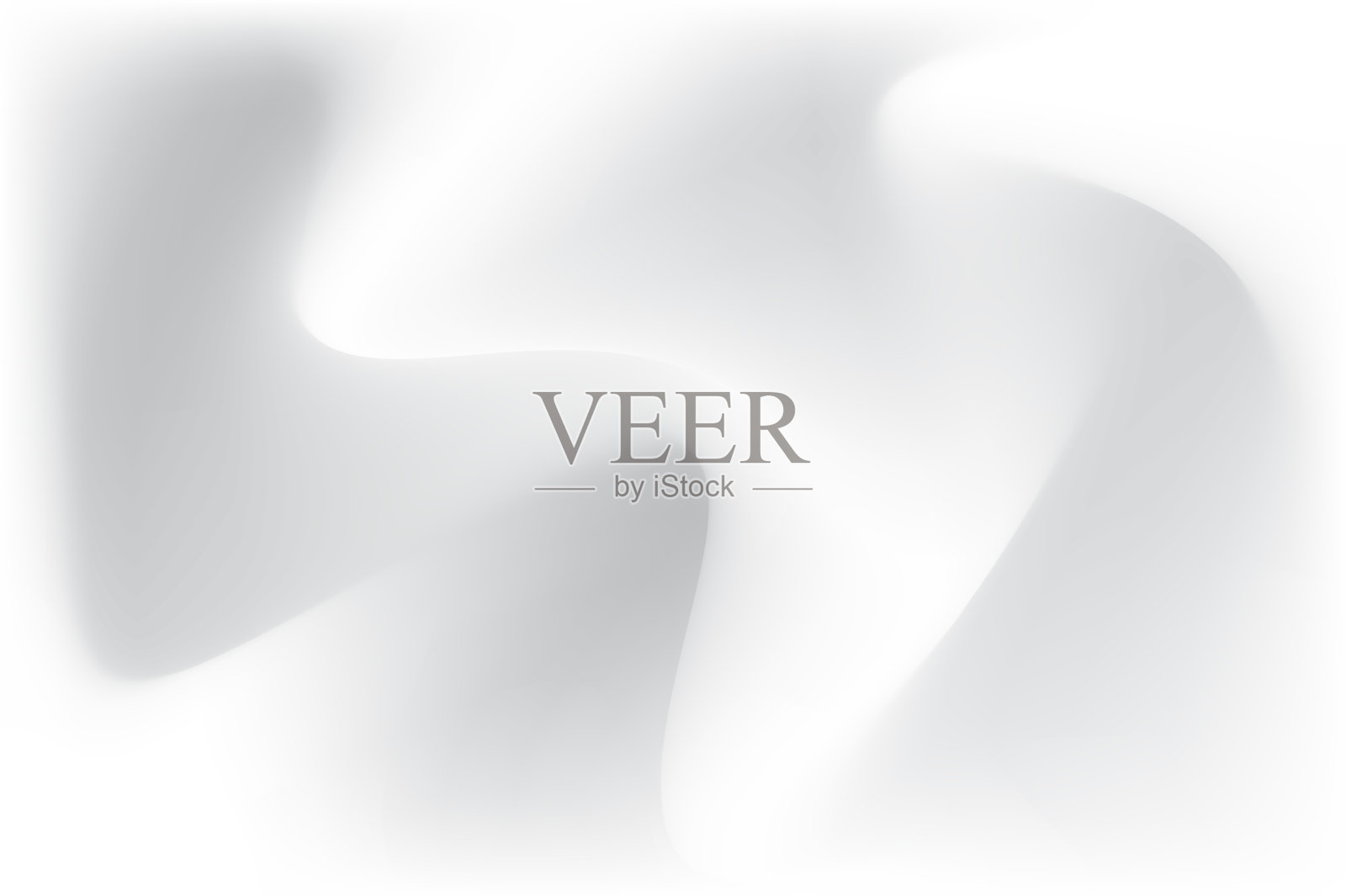 抽象的柔和白色和灰色波浪背景插画图片素材