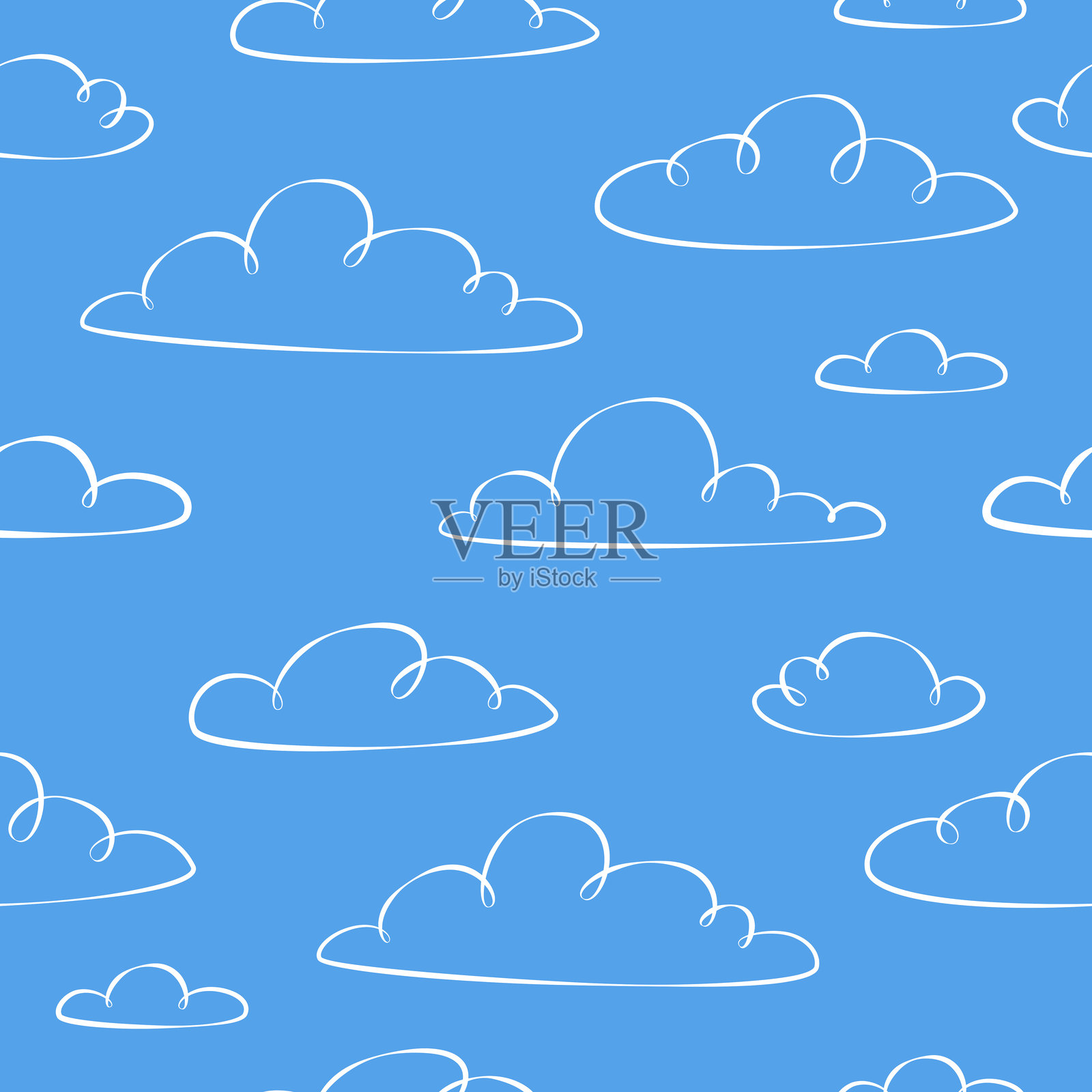 云彩 1插画图片素材