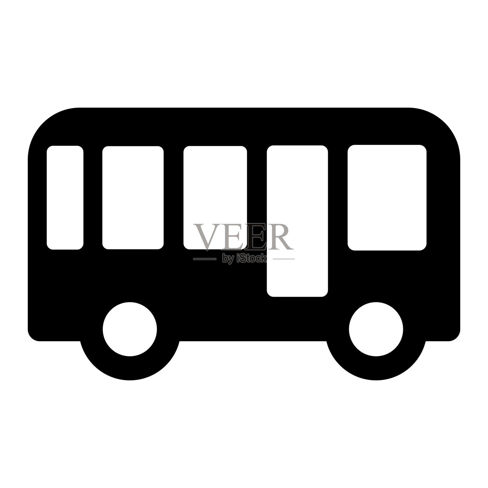 校车图标插画图片素材