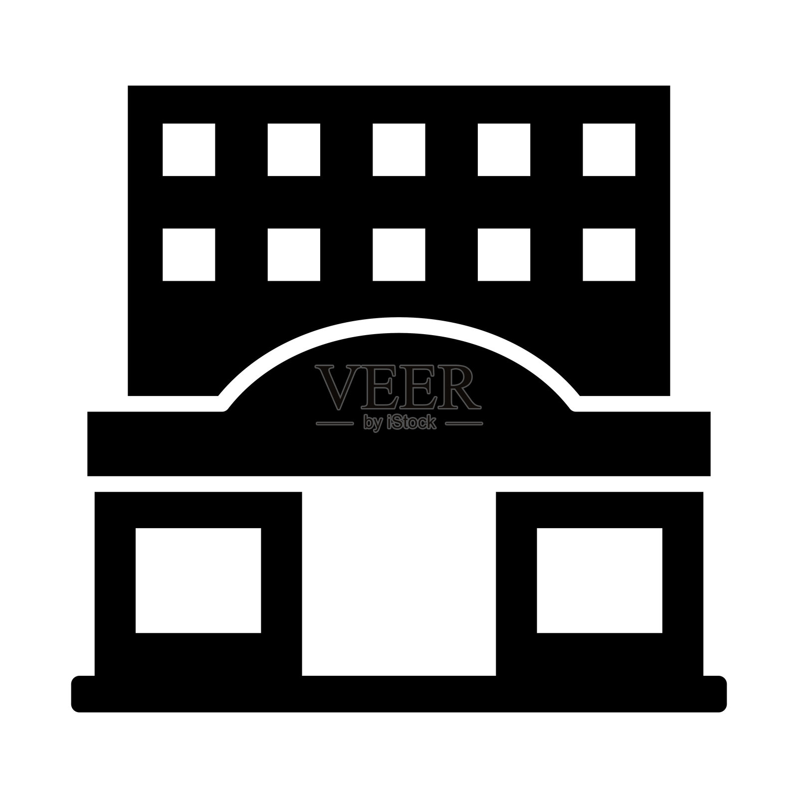 酒店图标插画图片素材