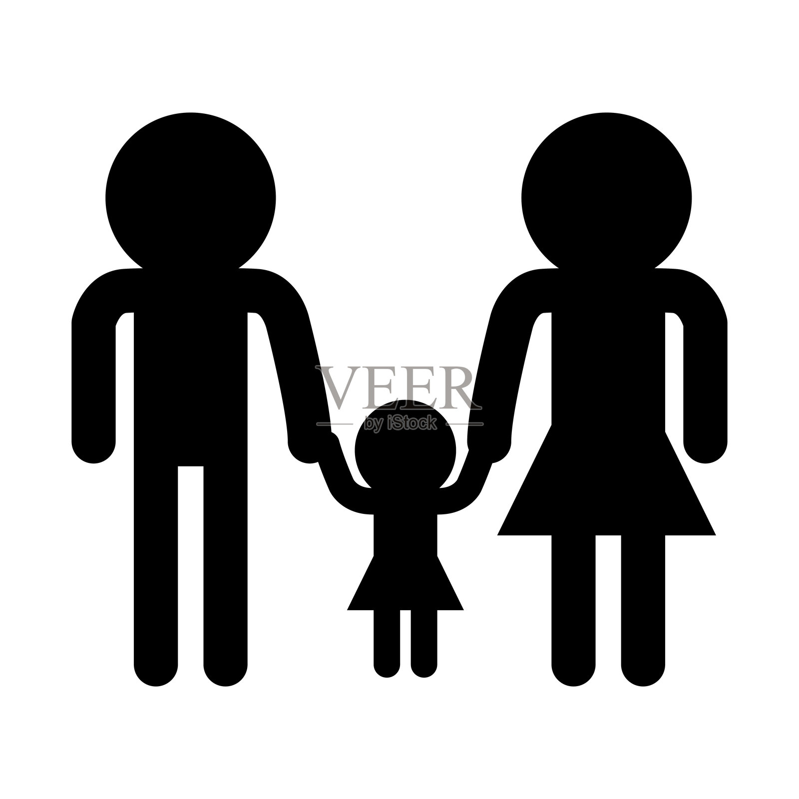 家庭保险图标插画图片素材