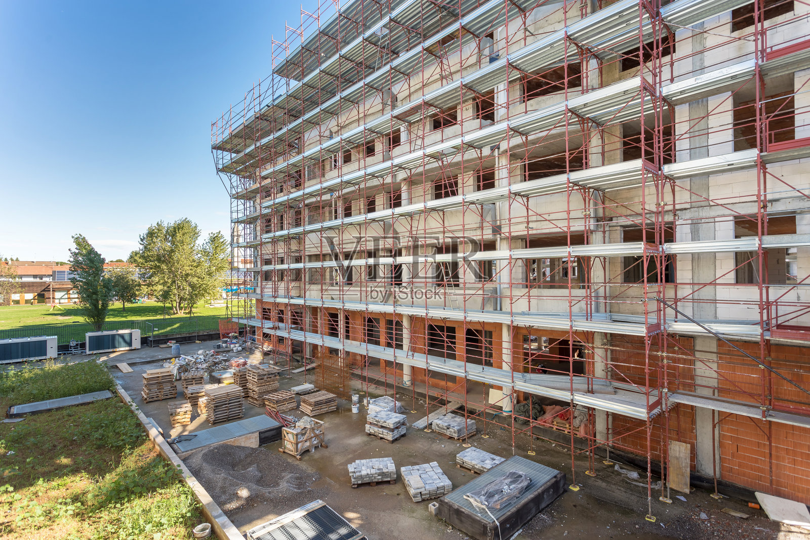 建筑工地照片摄影图片