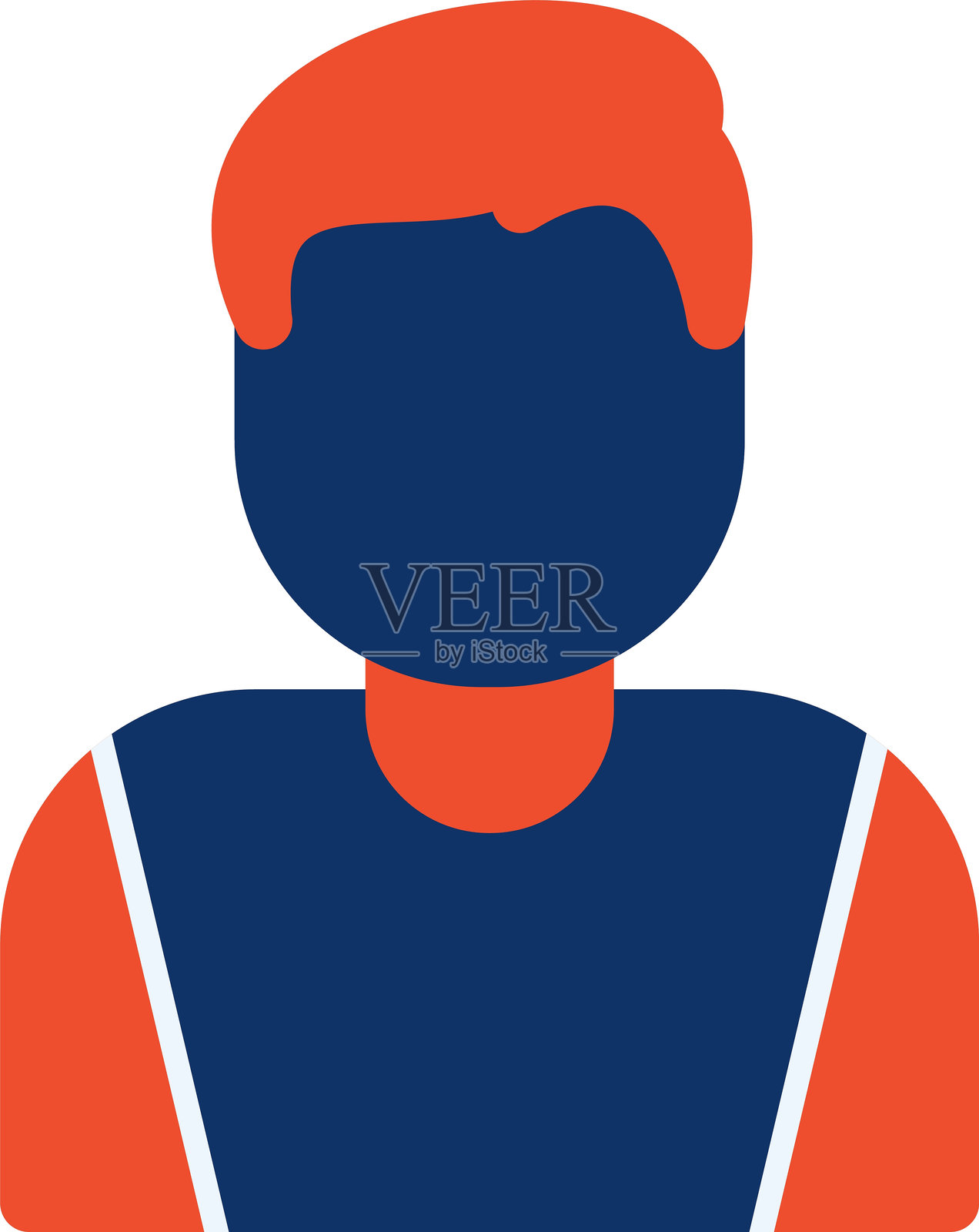 篮球运动员图标插画图片素材