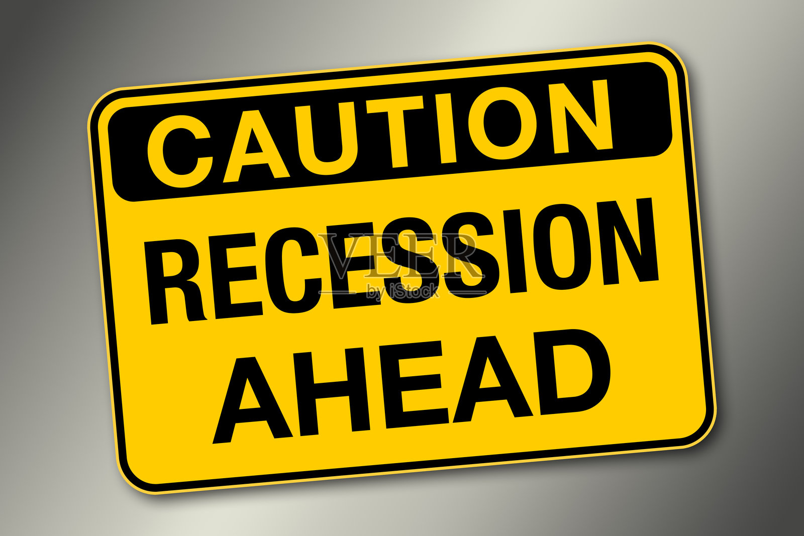 经济衰退即将来临-V1-工人插画图片素材