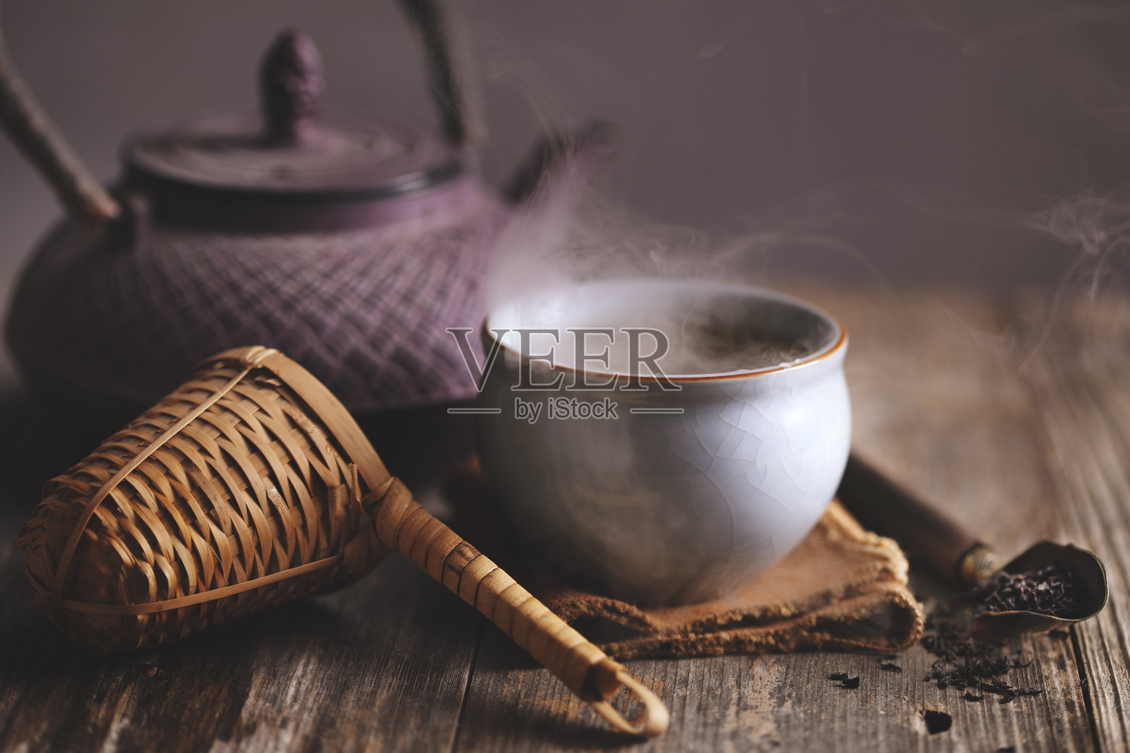 传统的中国热茶照片摄影图片