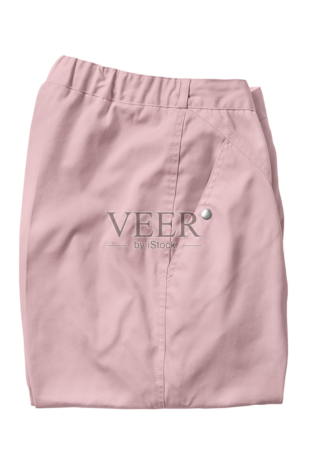 折叠的裤子，孤立展示照片摄影图片