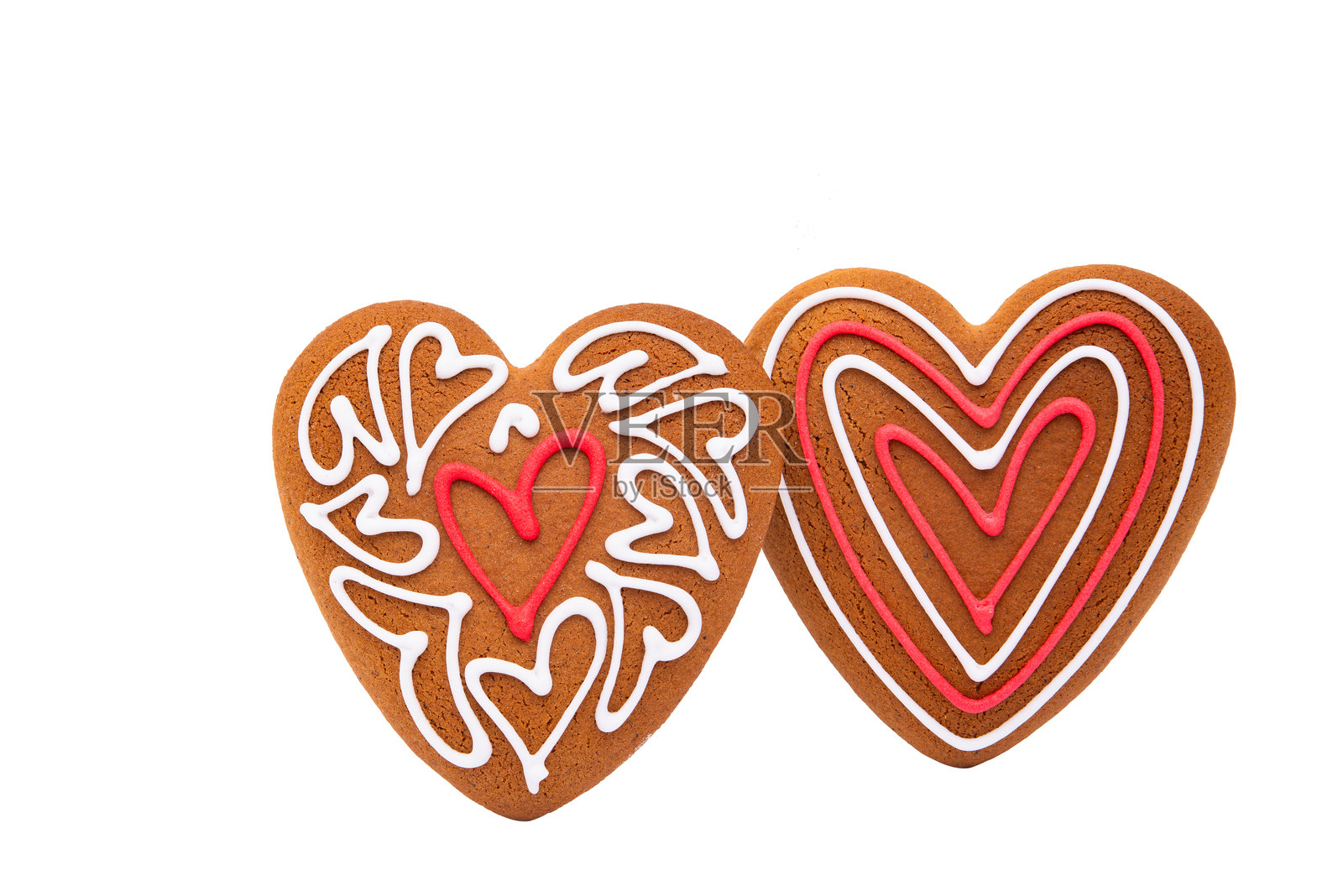 情人节心形饼干照片摄影图片