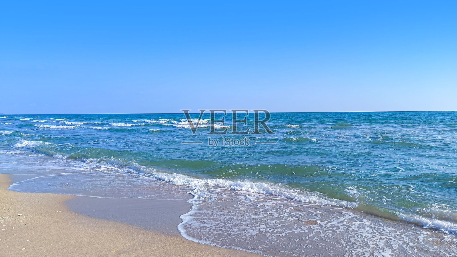 泰国昌塔布里拉姆萨代海滩的海景照片摄影图片