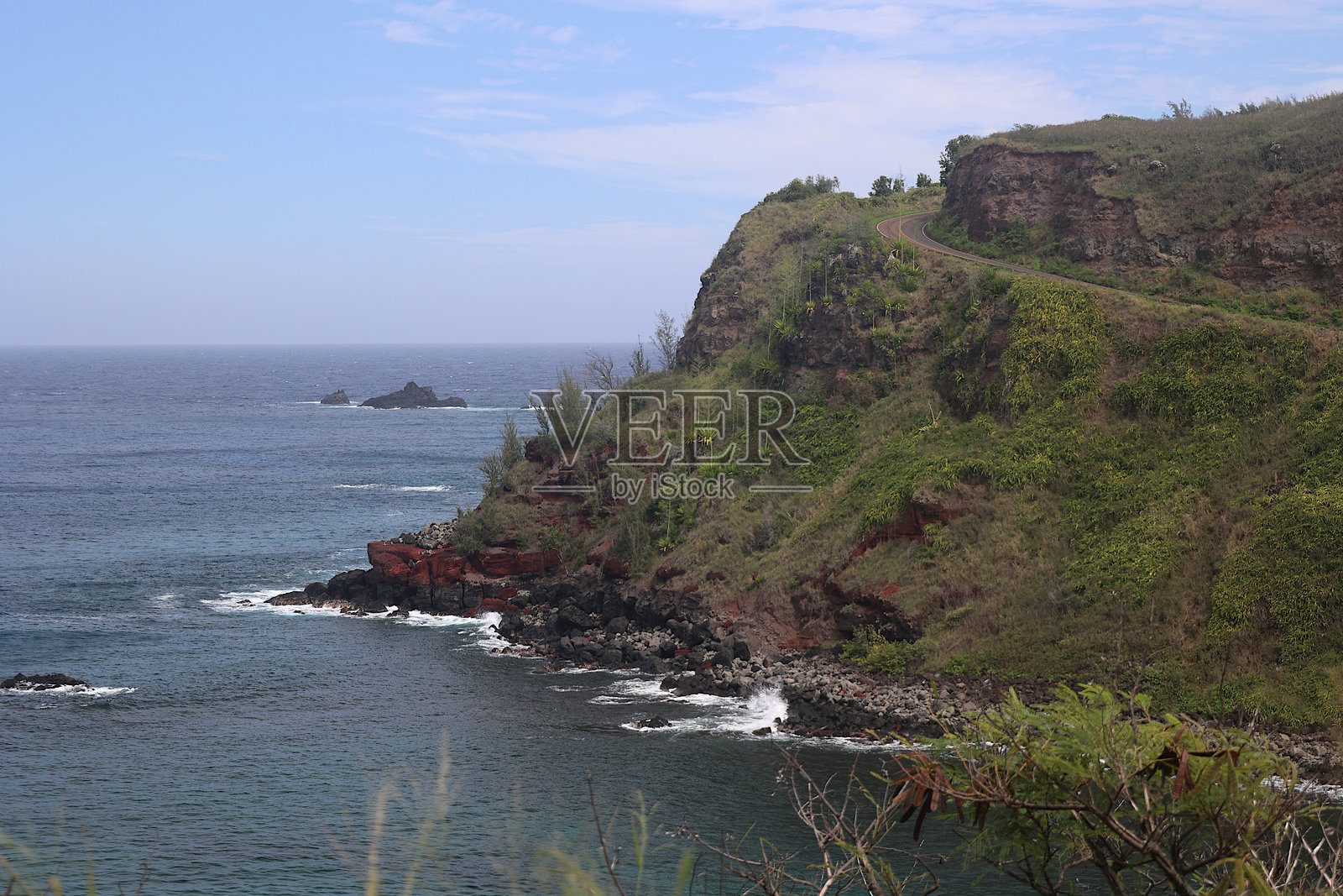 卡赫基利公路 - 毛伊岛，夏威夷照片摄影图片