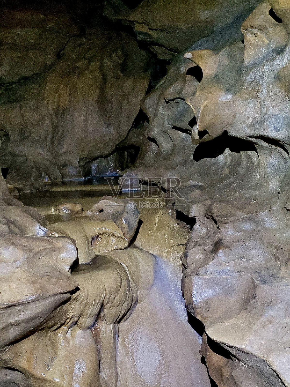 扇贝状地貌与流石照片摄影图片