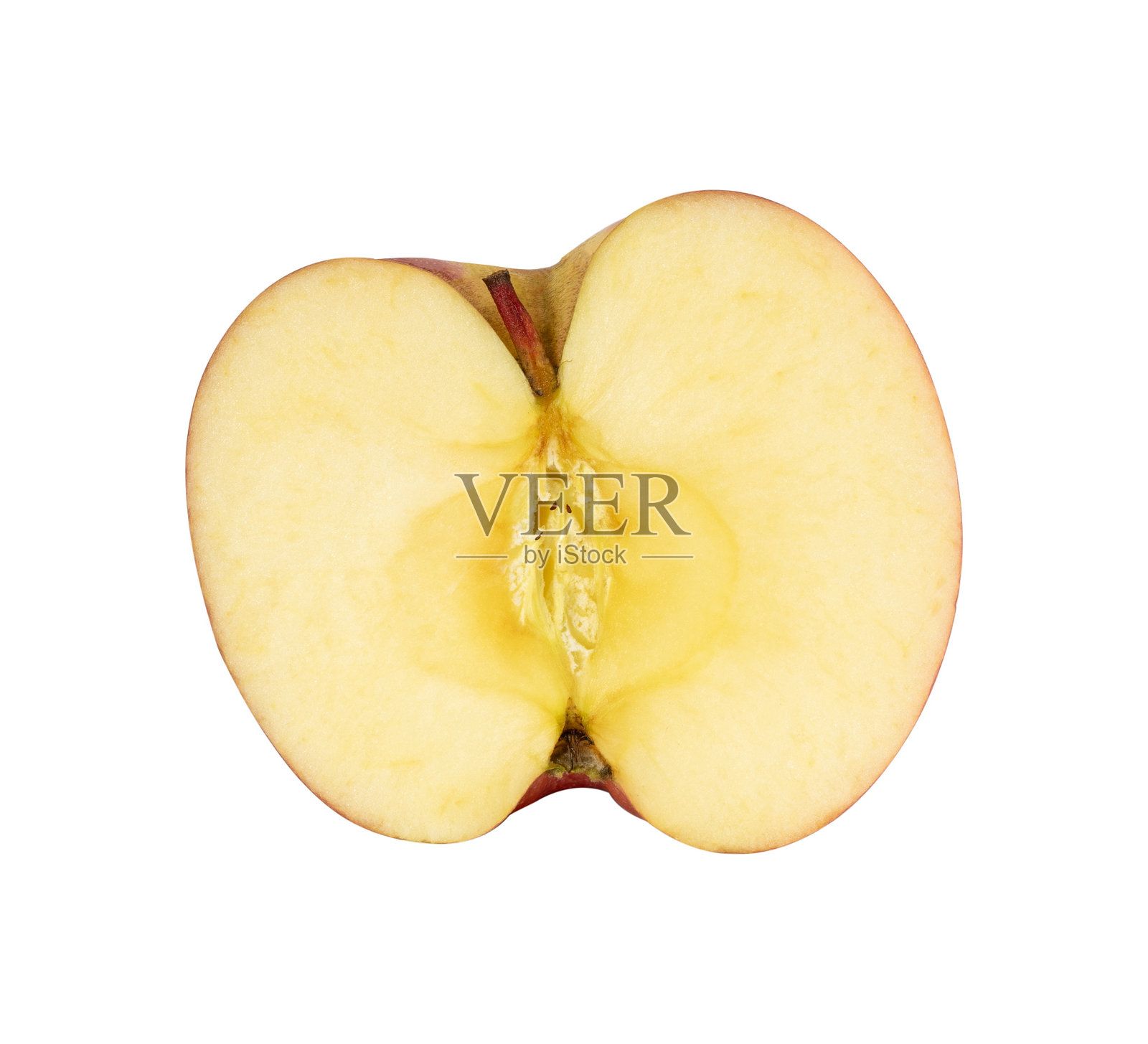 孤立的苹果切片照片摄影图片