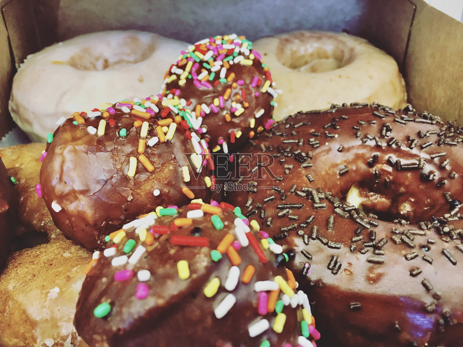 甜甜圈照片摄影图片