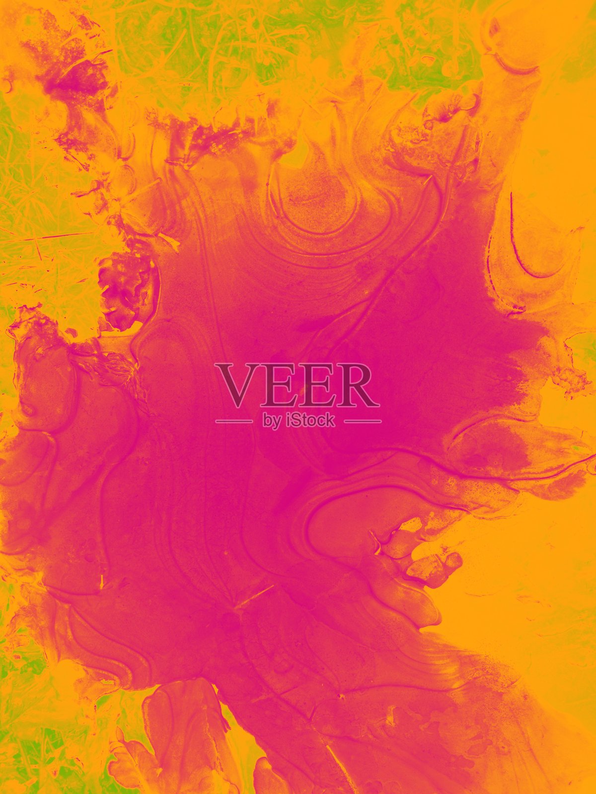 色彩斑斓的冰层抽象图案照片摄影图片